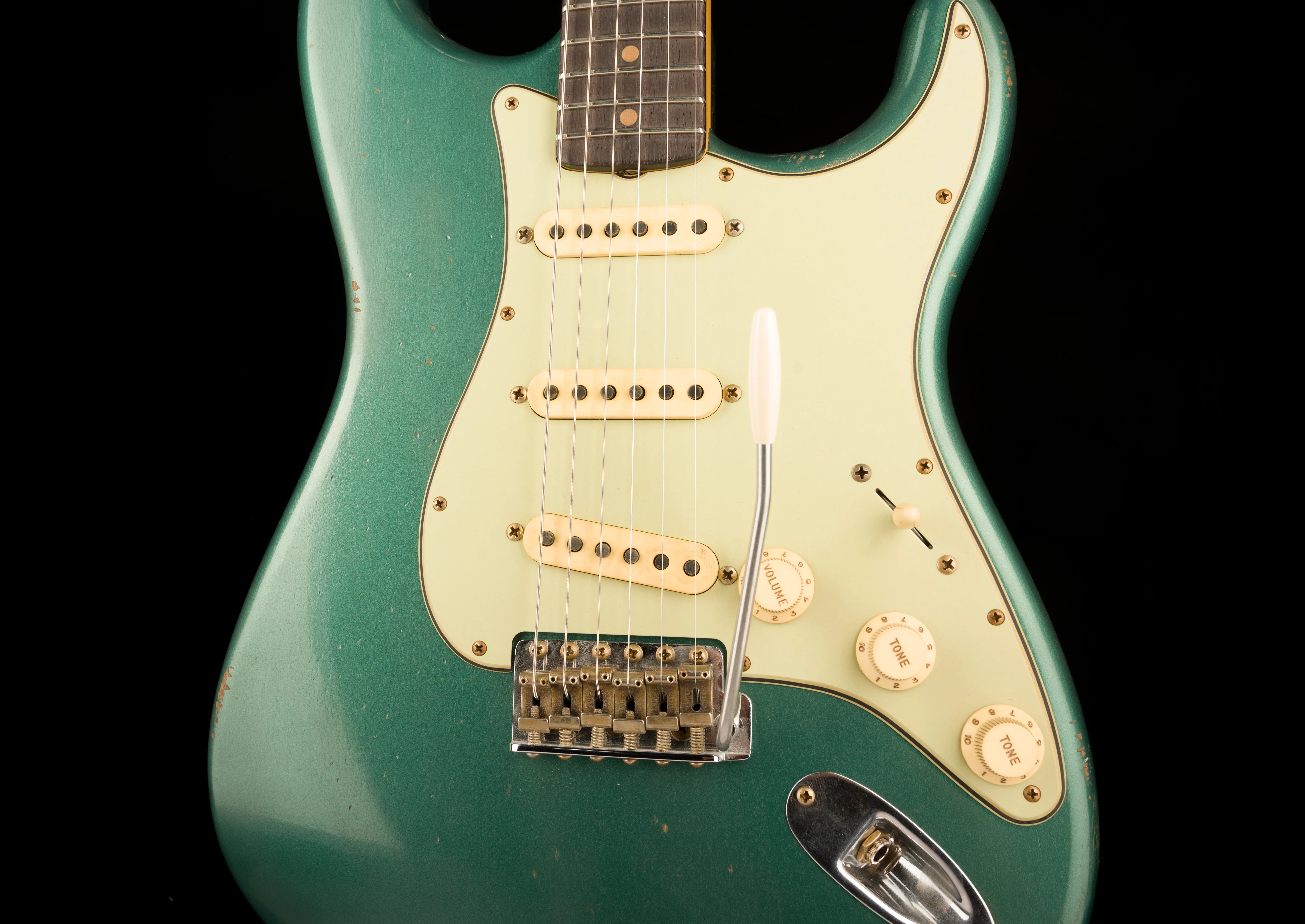 Fender Custom Shop Masterbuilt Jason Smith 1959 Stratocaster Journeyman Relic Sherwood Green Metallic - Image 6