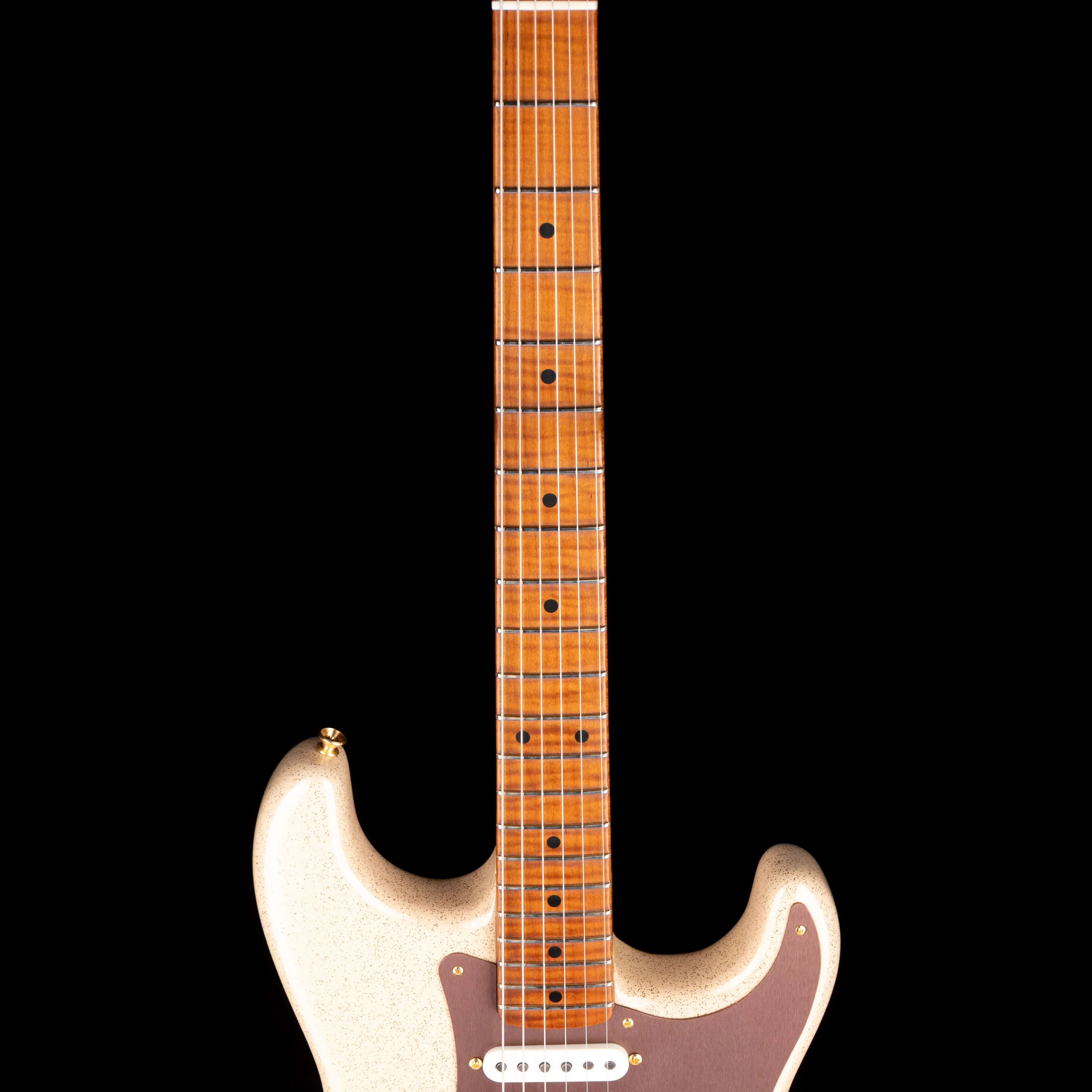 Fender Custom Shop Masterbuilt Jason Smith 1959 Stratocaster NOS Mojave Sand Sparkle With Case - Image 8
