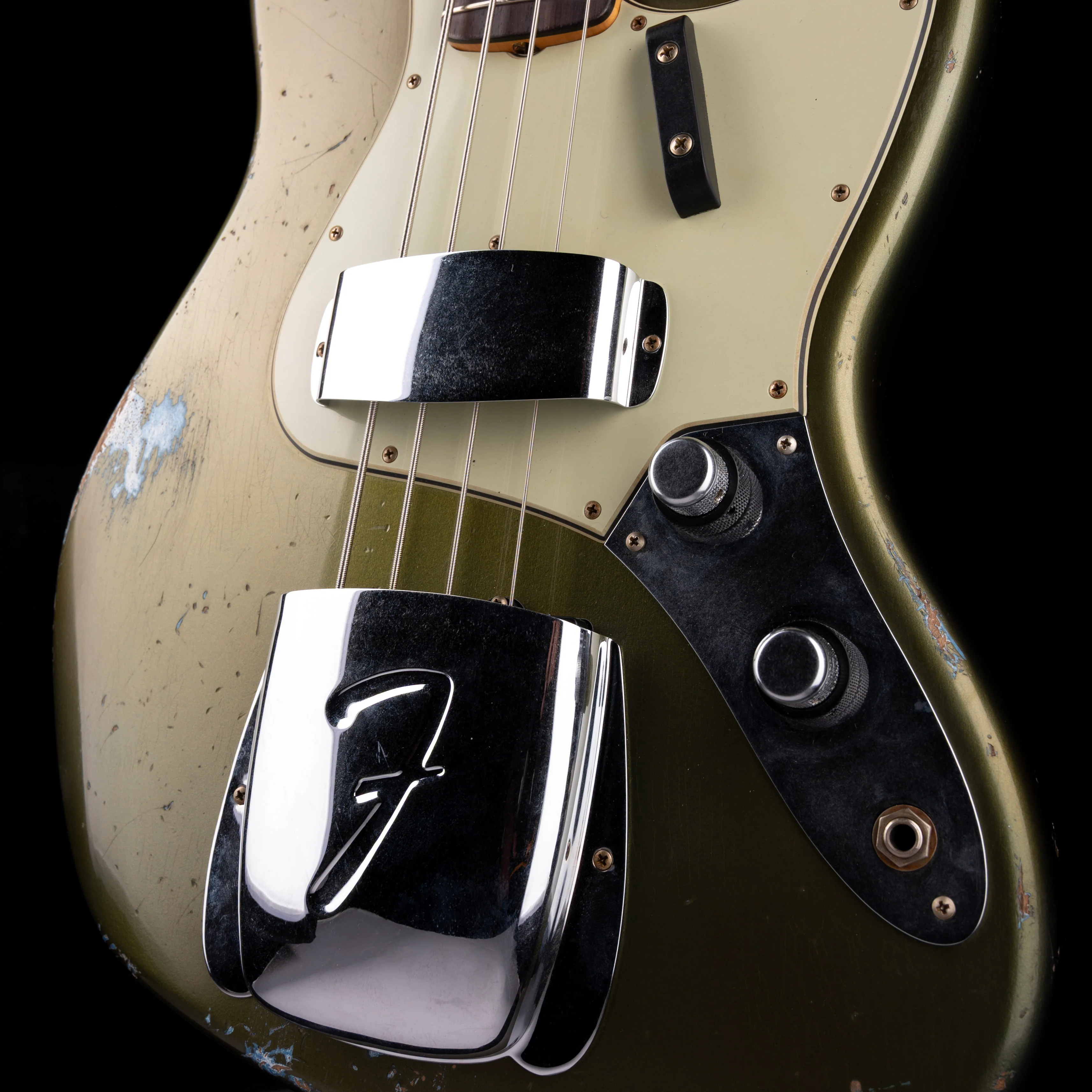 Fender Custom Shop Masterbuilt Jason Smith 1960 Jazz Bass Relic Aged Lake Placid Blue - Image 5
