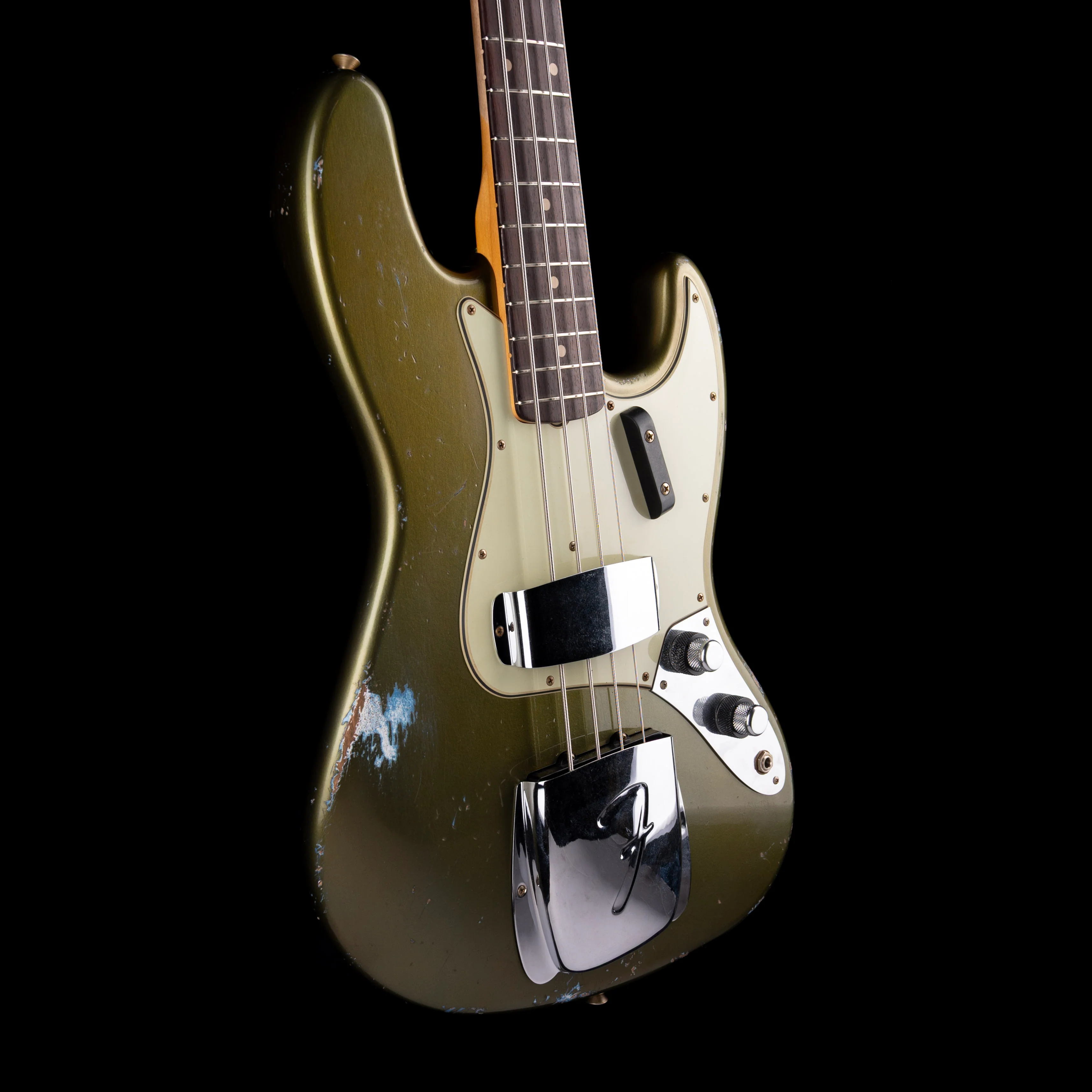 Fender Custom Shop Masterbuilt Jason Smith 1960 Jazz Bass Relic Aged Lake Placid Blue - Image 6