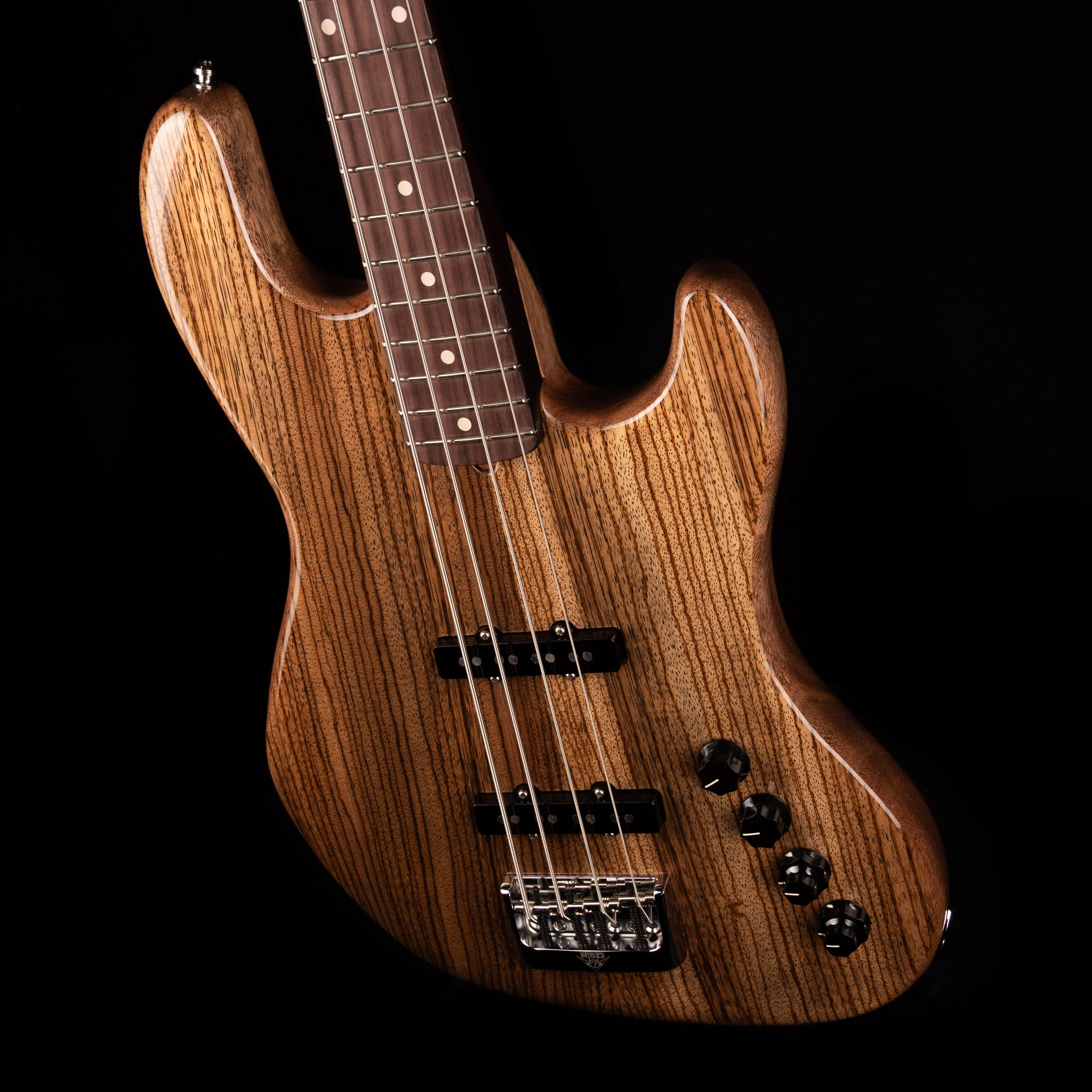 Fender Custom Shop Masterbuilt Jason Smith Custom Classic Jazz Bass NOS Zebrawood Natural With Case - Image 3