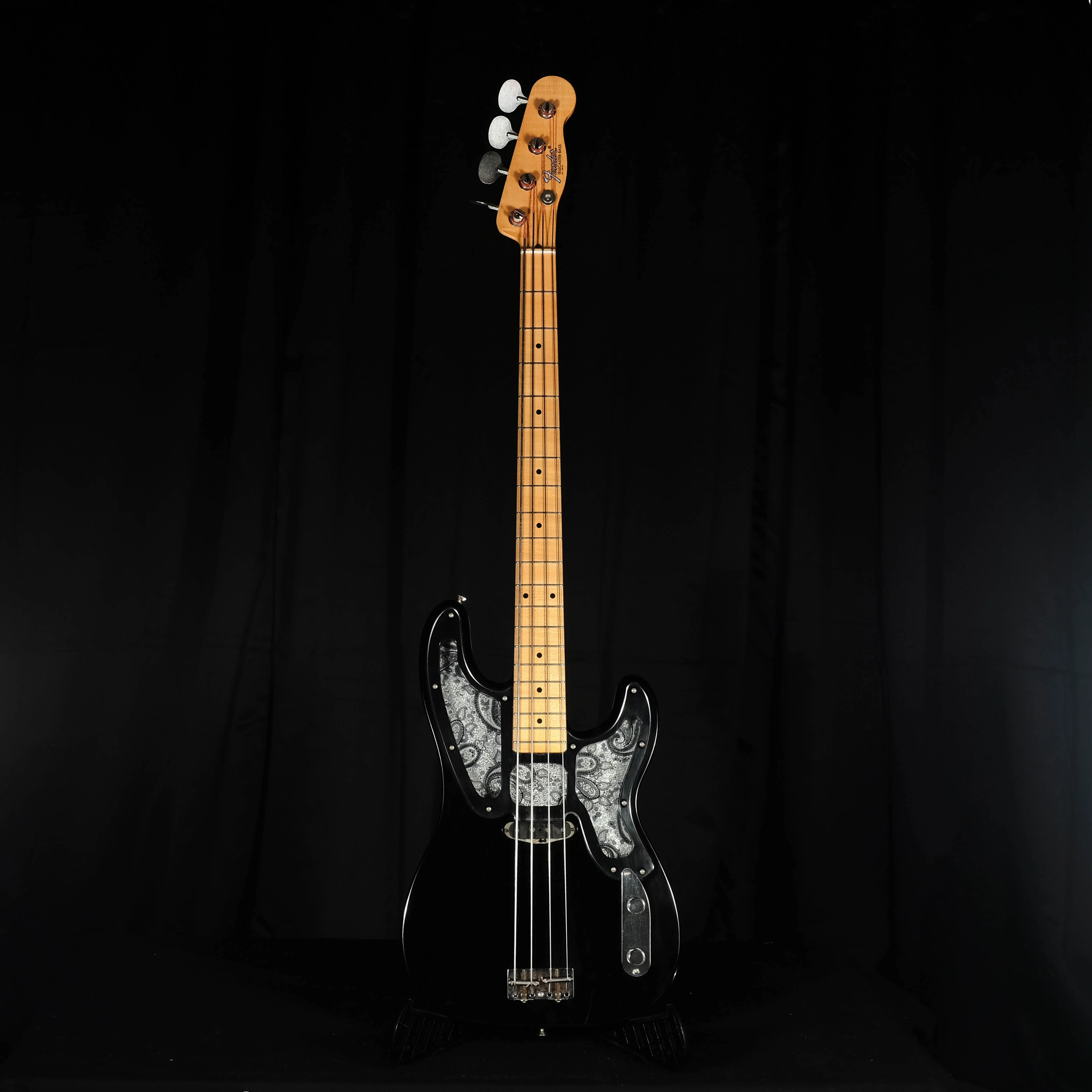Fender Custom Shop Masterbuilt Jason Smith Smuggler's Tele Bass Closet Classic Black NAMM '19 - Image 2