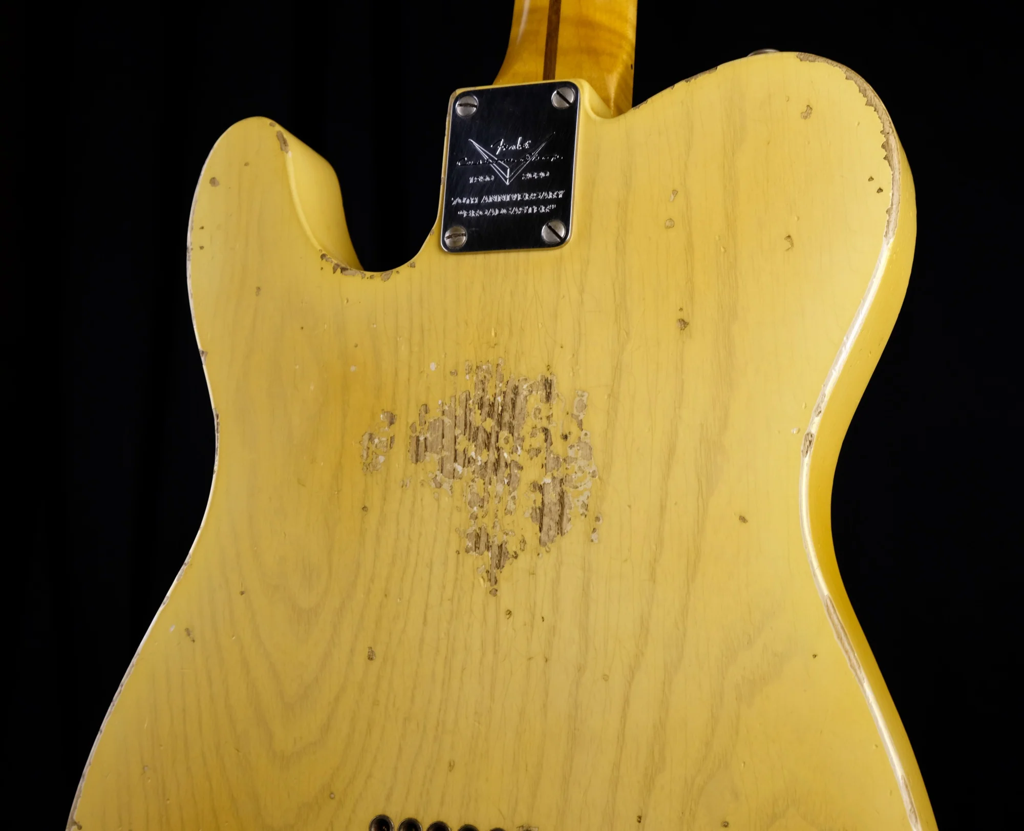 Fender Custom Shop Masterbuilt Kyle McMillin Limited Edition 70th Anniversary Broadcaster Relic Faded Nocaster Blonde - Image 12