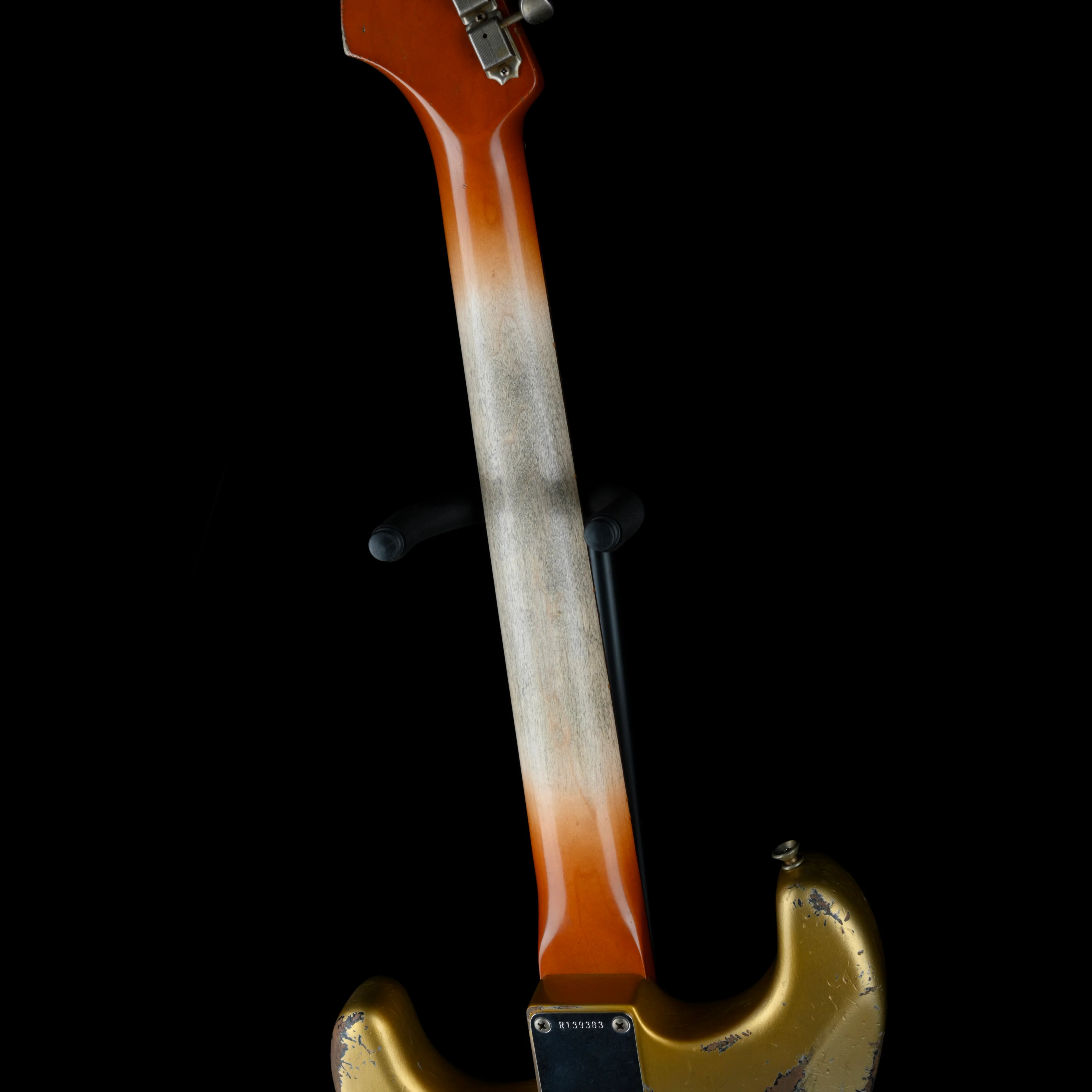 Fender Custom Shop Masterbuilt Levi Perry 1960 Stratocaster Heavy Relic Aged Inca Silver Over Black - Image 12