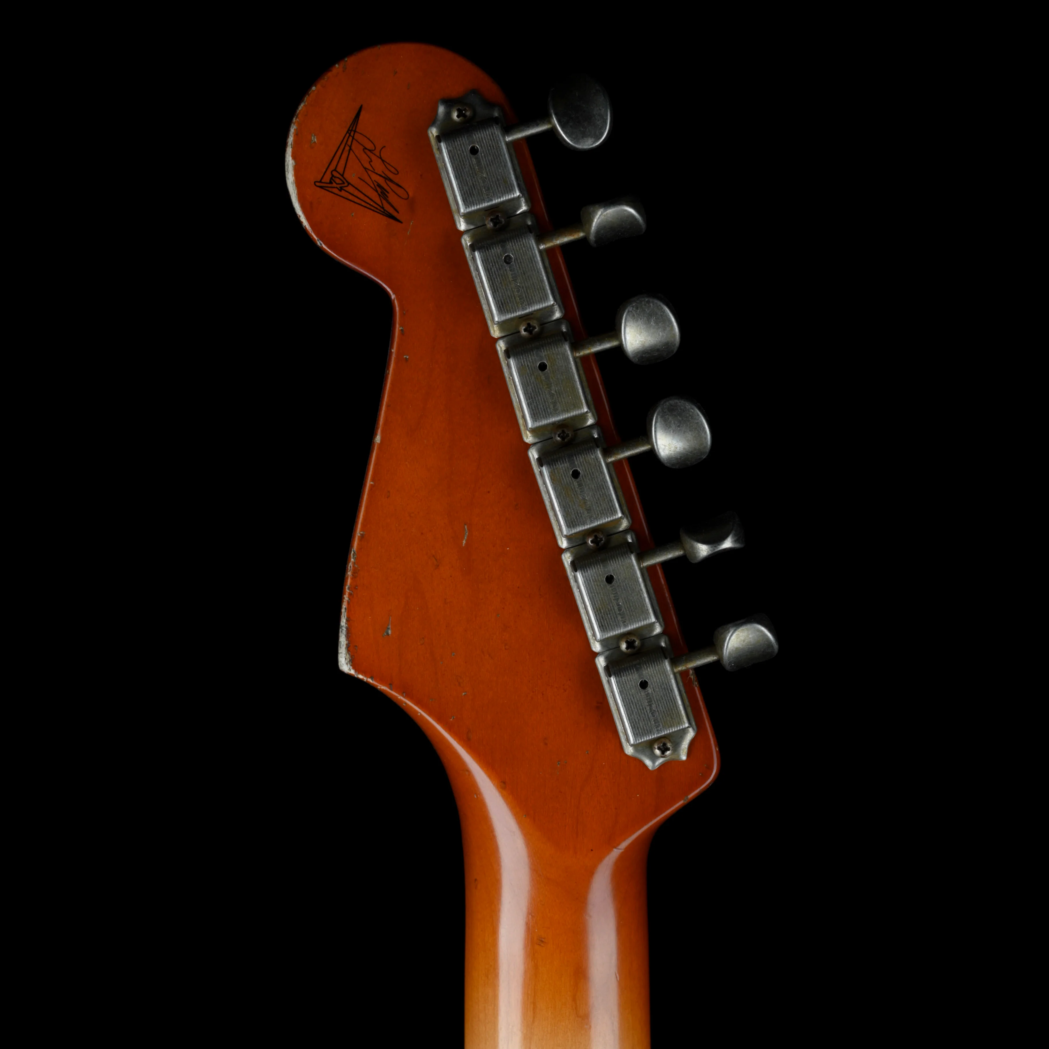 Fender Custom Shop Masterbuilt Levi Perry 1960 Stratocaster Heavy Relic Aged Inca Silver Over Black - Image 13