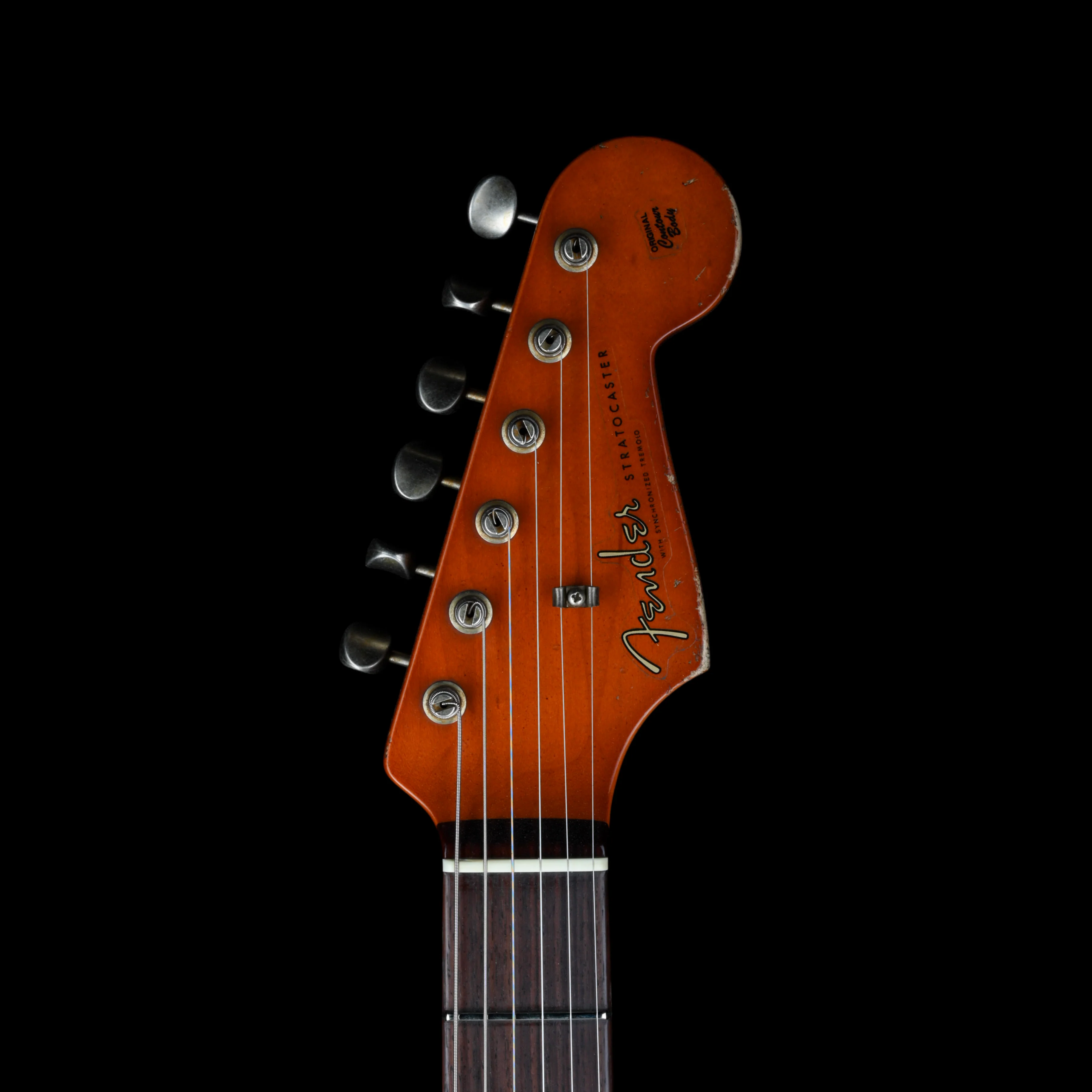 Fender Custom Shop Masterbuilt Levi Perry 1960 Stratocaster Heavy Relic Aged Inca Silver Over Black - Image 8