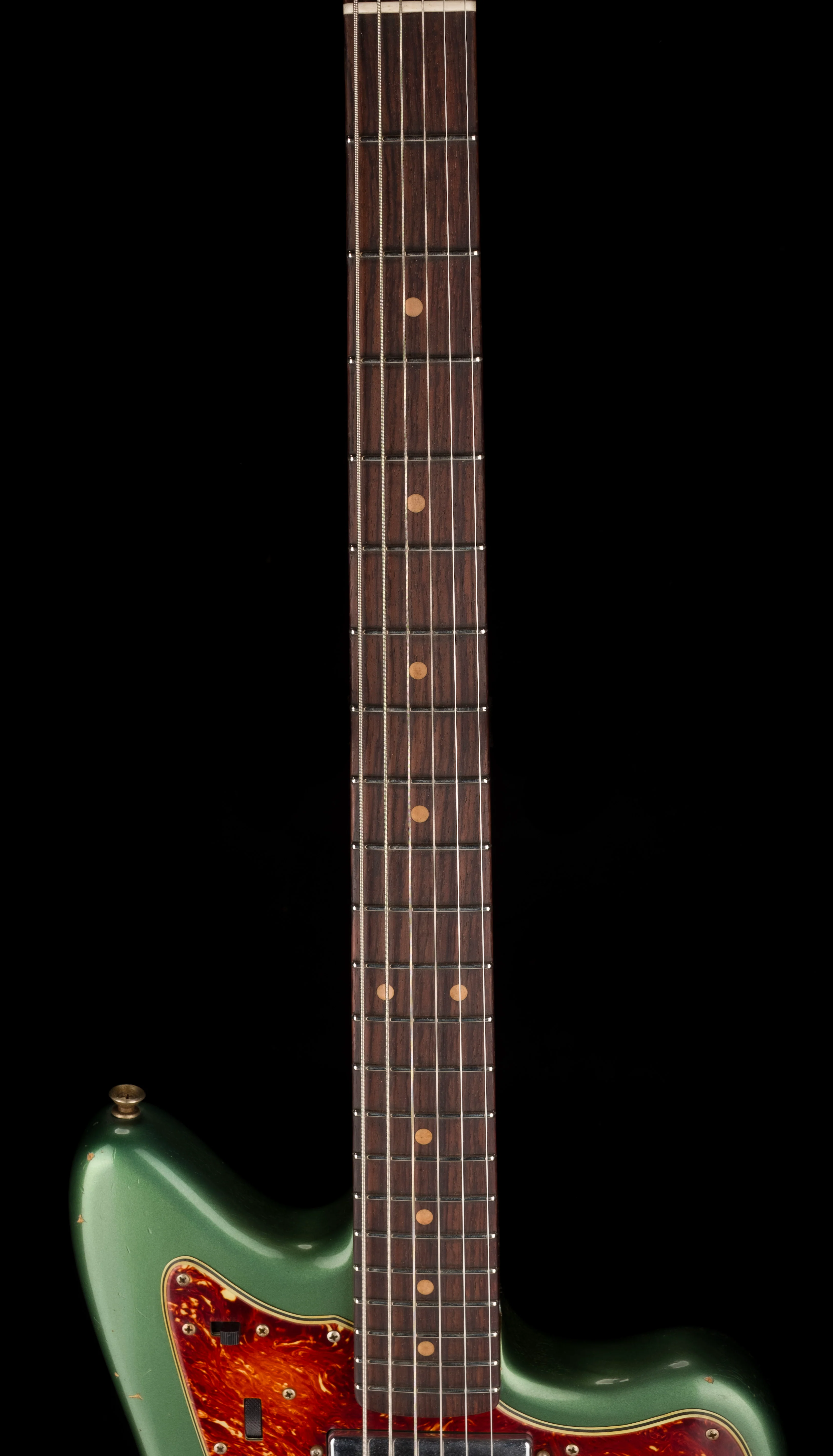 Fender Custom Shop Masterbuilt Levi Perry 60's Jazzmaster Baritone Journeyman Relic Aged Sherwood Green Metallic - Image 11