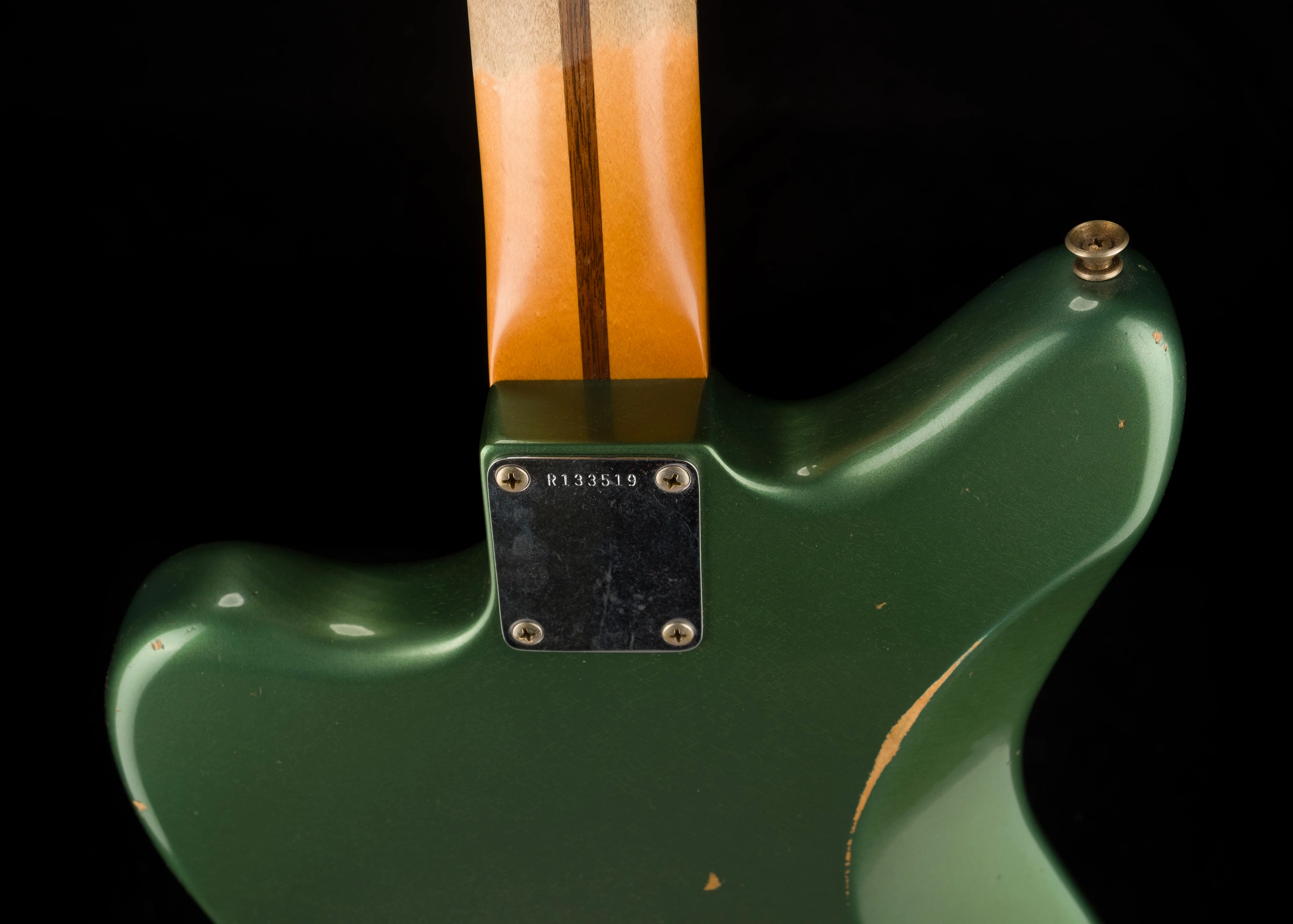 Fender Custom Shop Masterbuilt Levi Perry 60's Jazzmaster Baritone Journeyman Relic Aged Sherwood Green Metallic - Image 15
