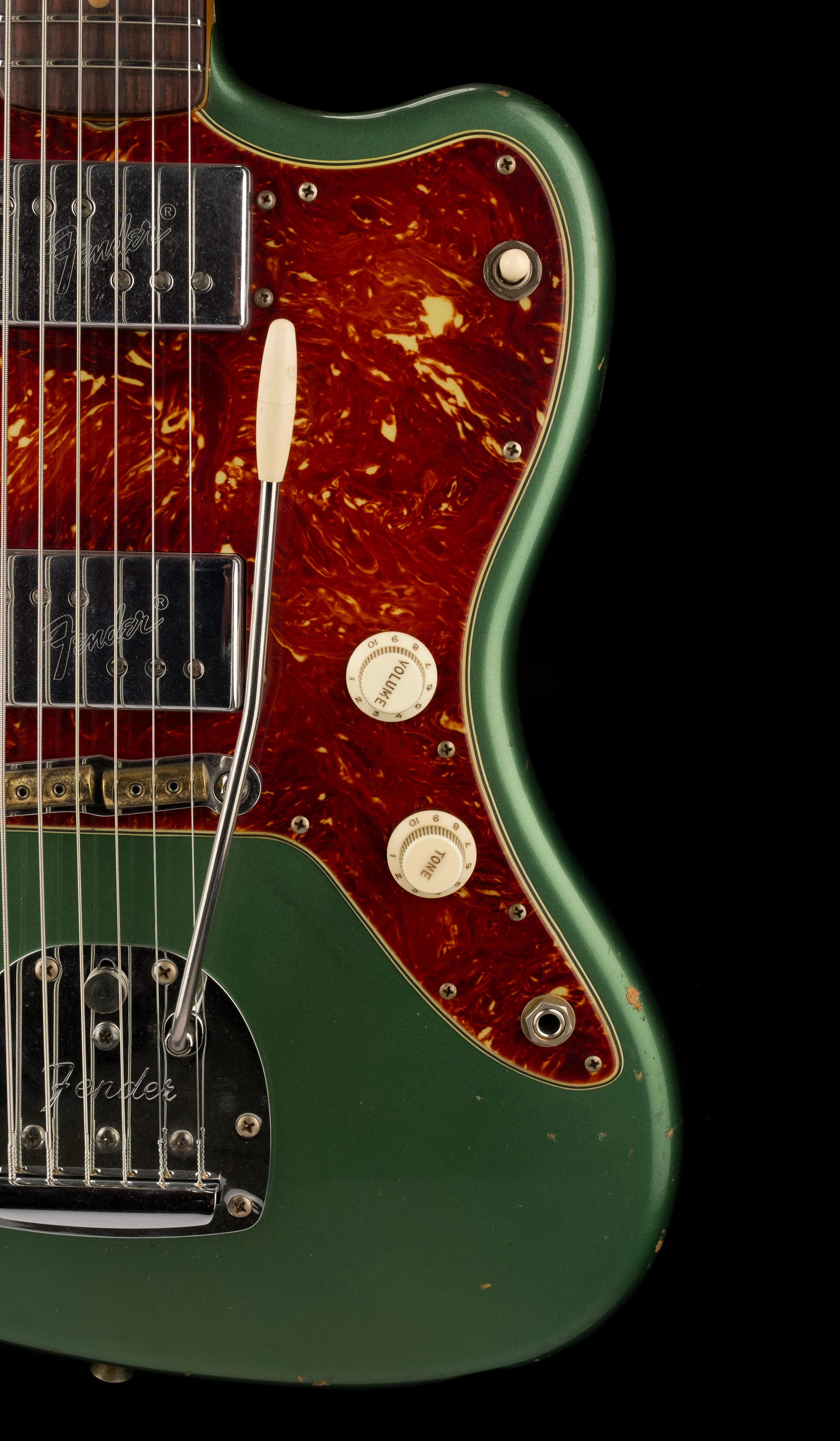 Fender Custom Shop Masterbuilt Levi Perry 60's Jazzmaster Baritone Journeyman Relic Aged Sherwood Green Metallic - Image 9