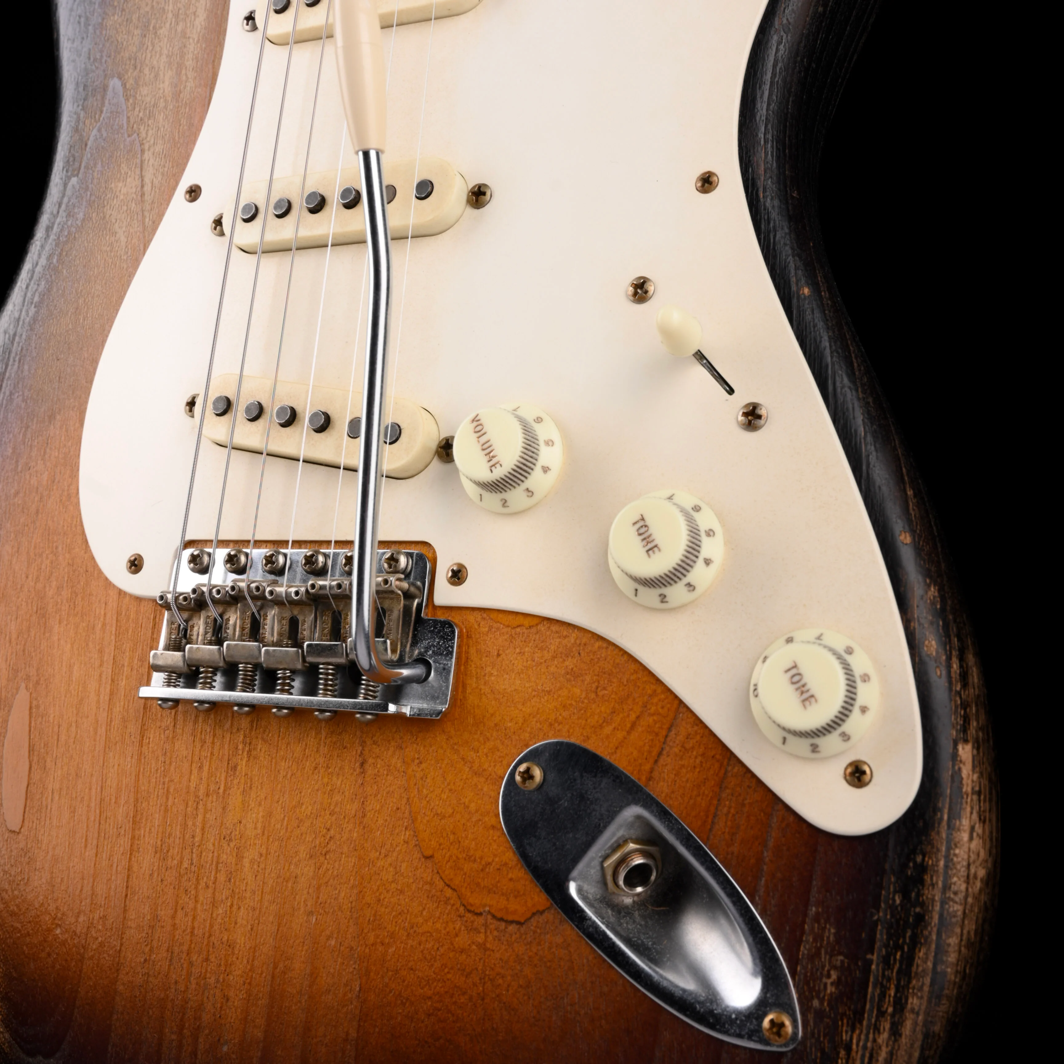 Fender Custom Shop Masterbuilt Paul Waller 1957 Stratocaster Heavy Weathered 2-Tone Sunburst With Case - Image 5