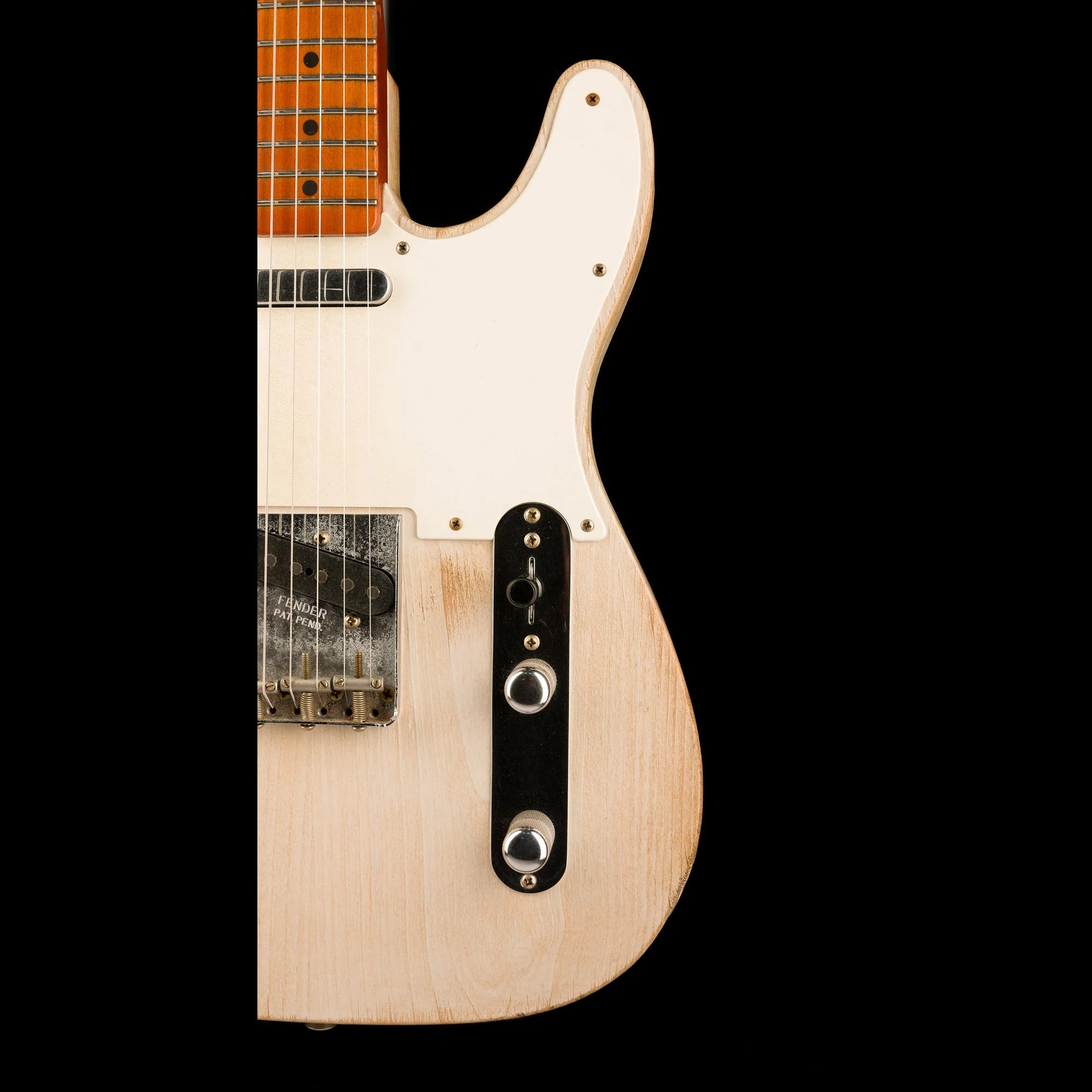 Fender Custom Shop Masterbuilt Paul Waller 1957 Telecaster Heavy Weathered White Blonde - Image 9