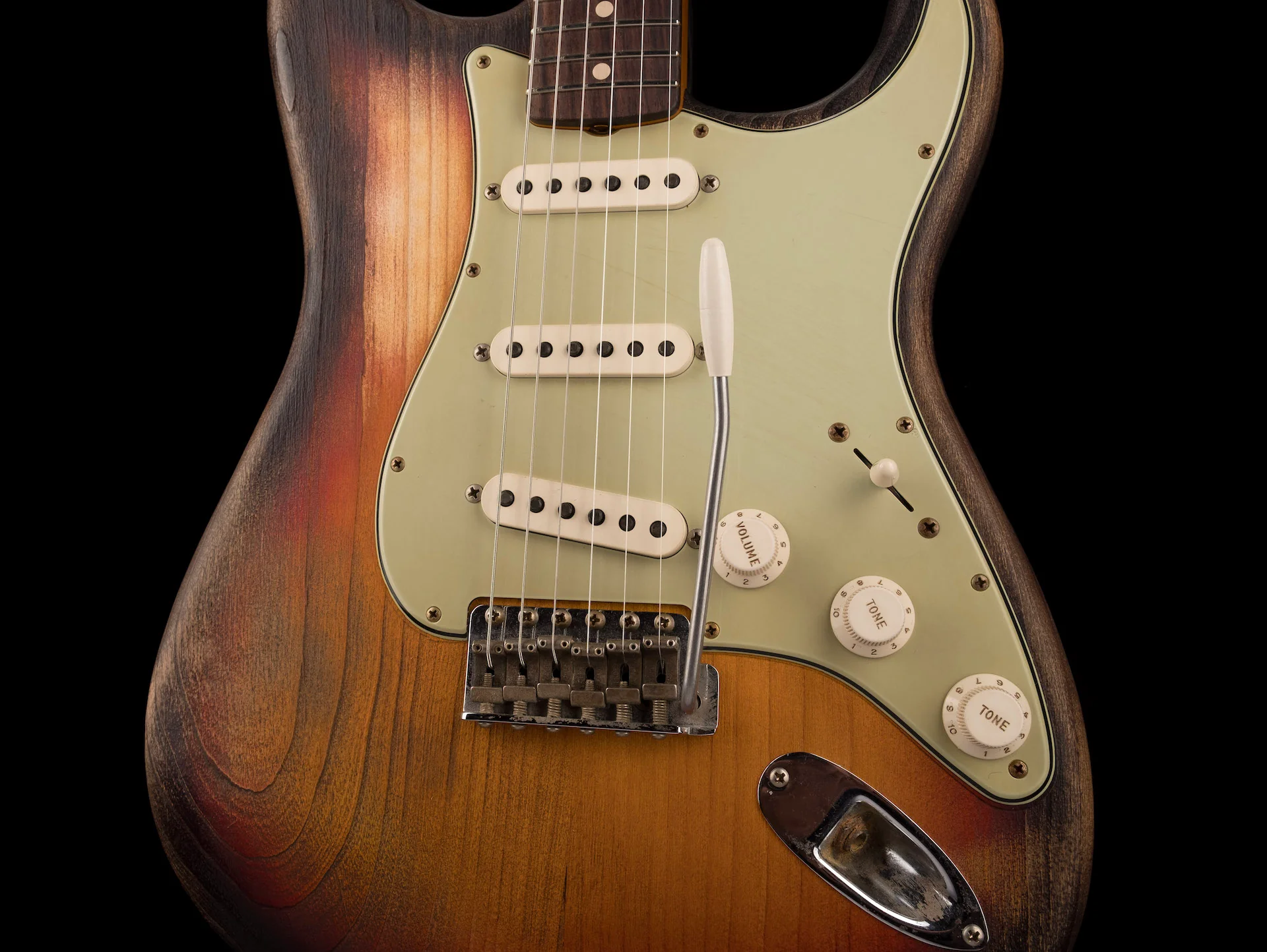 Fender Custom Shop Masterbuilt Paul Waller 1961 Stratocaster Heavy Weathered 3-Tone Sunburst - Image 6