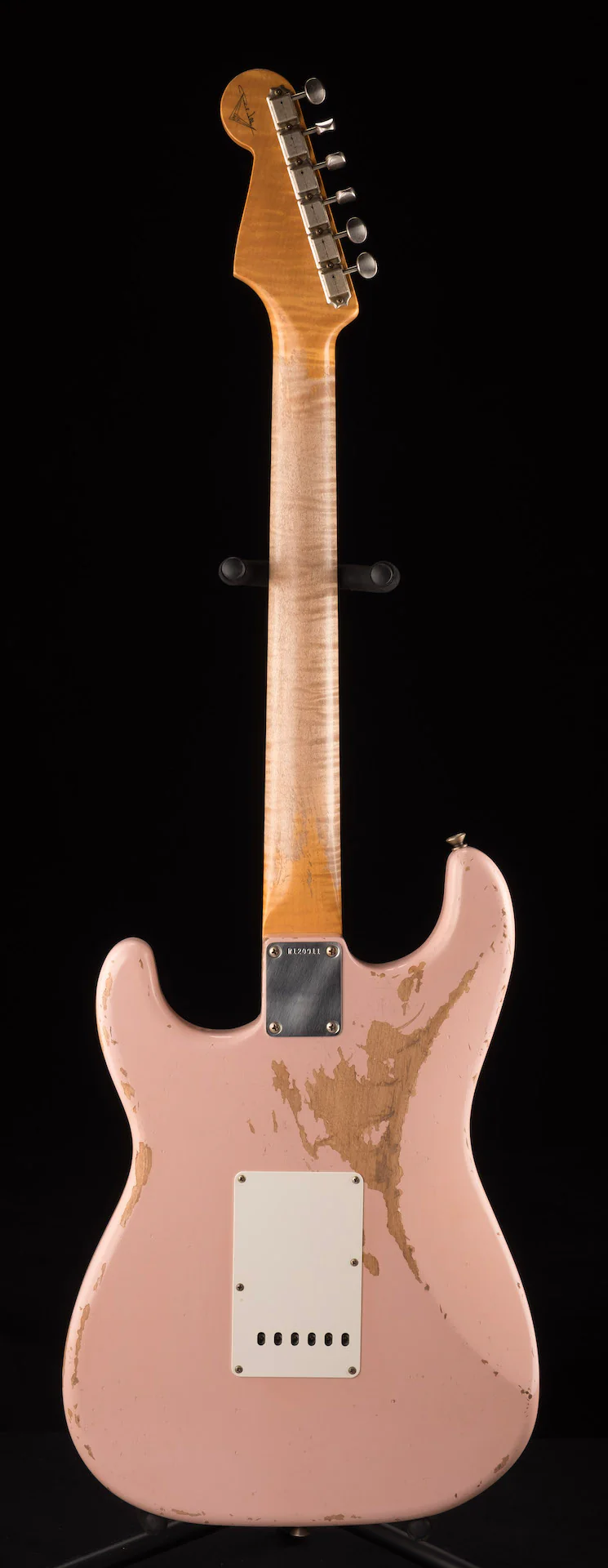 Fender Custom Shop Masterbuilt Paul Waller 1963 Stratocaster HSS Heavy Relic Dirty Shell Pink - Image 4