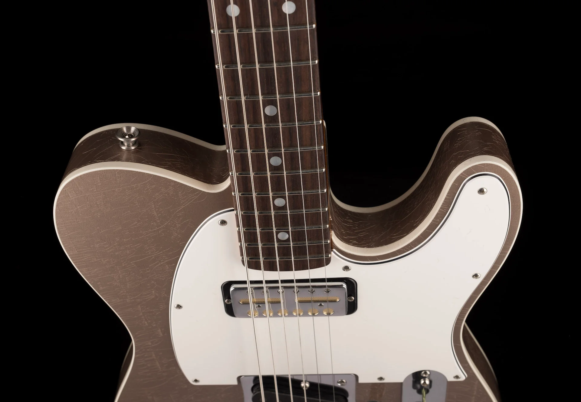 Fender Custom Shop Masterbuilt Paul Waller Baritone Telecaster Custom Deluxe Closet Classic Shoreline Gold - Image 3