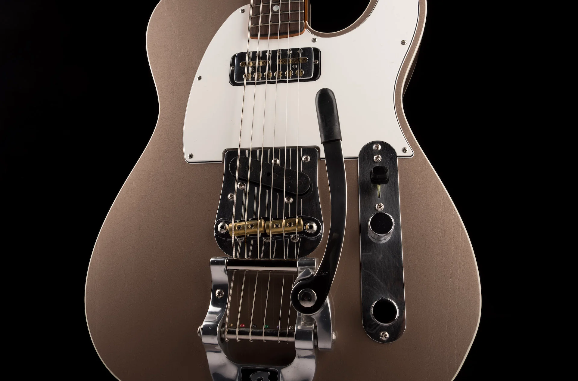 Fender Custom Shop Masterbuilt Paul Waller Baritone Telecaster Custom Deluxe Closet Classic Shoreline Gold - Image 6
