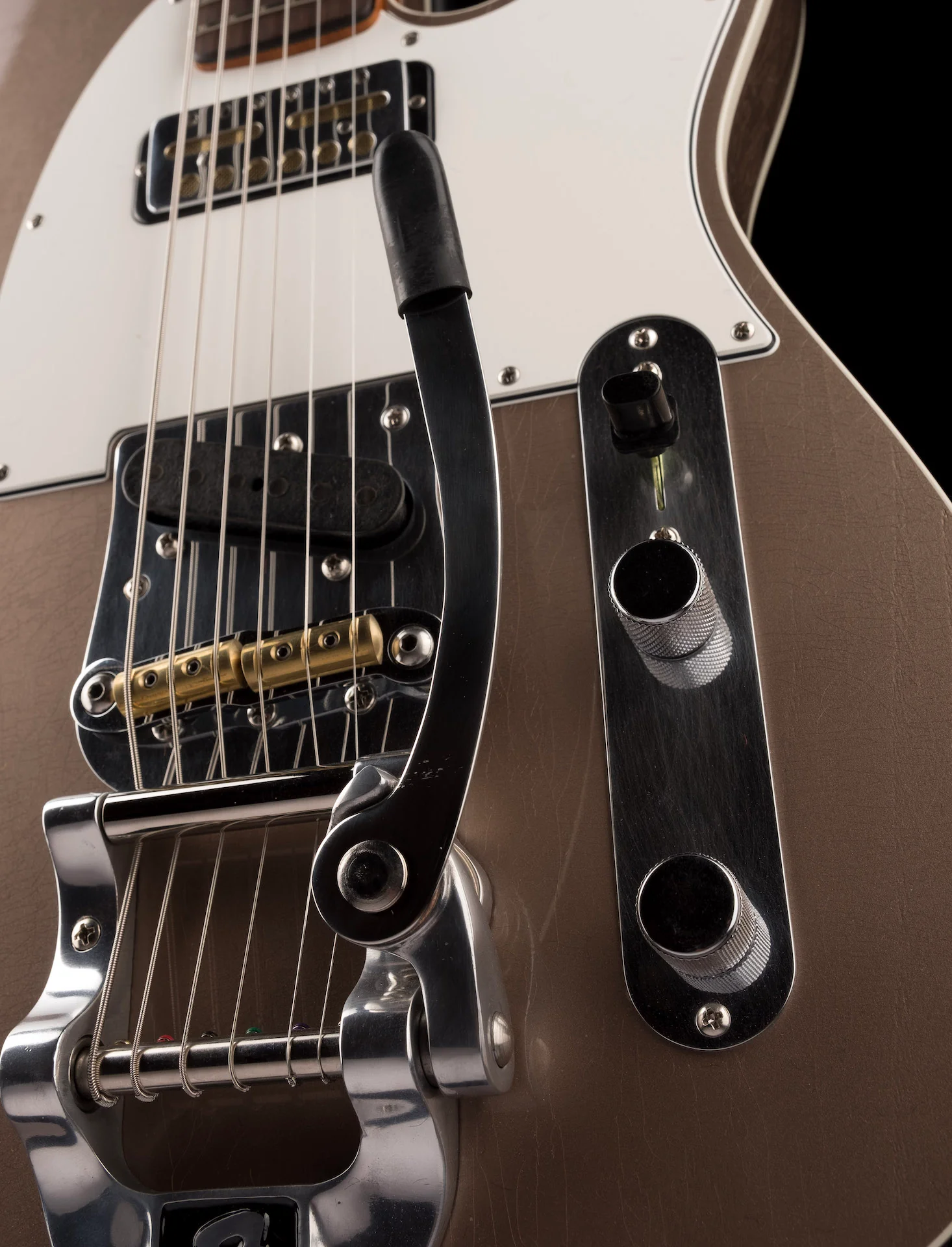 Fender Custom Shop Masterbuilt Paul Waller Baritone Telecaster Custom Deluxe Closet Classic Shoreline Gold - Image 8