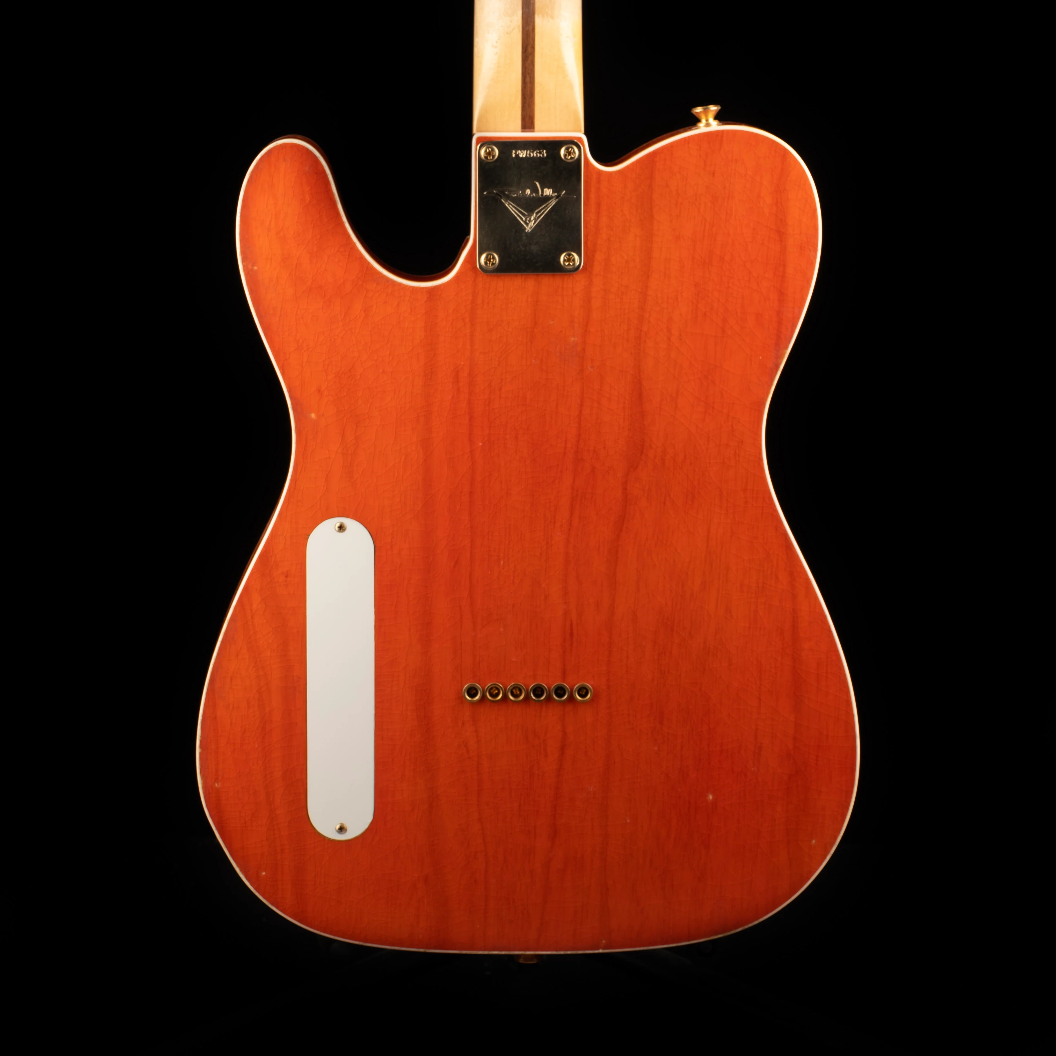 Fender Custom Shop Masterbuilt Paul Waller Cabronita Telecaster Journeyman Relic Transparent Gretsch Orange - Image 11