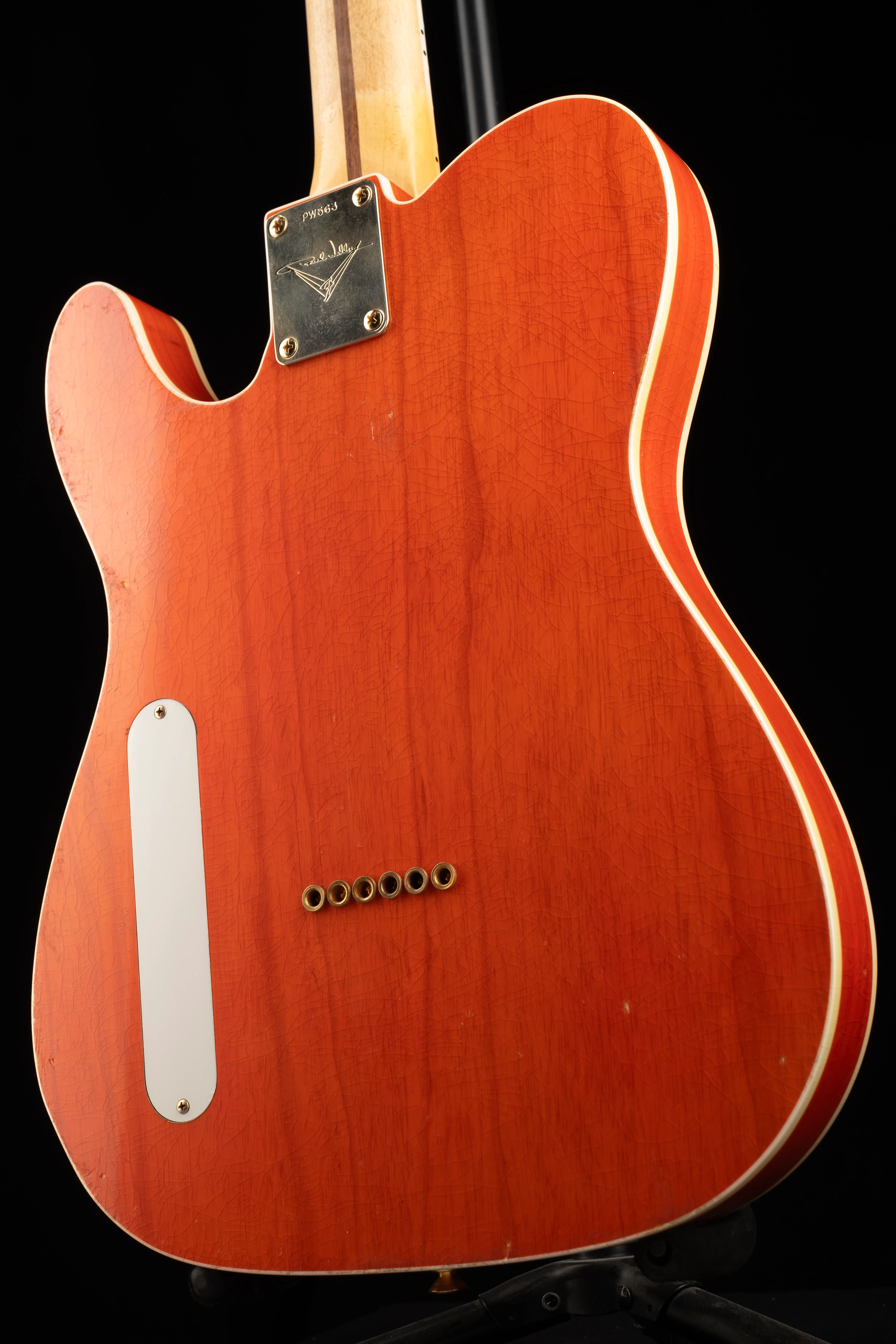 Fender Custom Shop Masterbuilt Paul Waller Cabronita Telecaster Journeyman Relic Transparent Gretsch Orange - Image 12