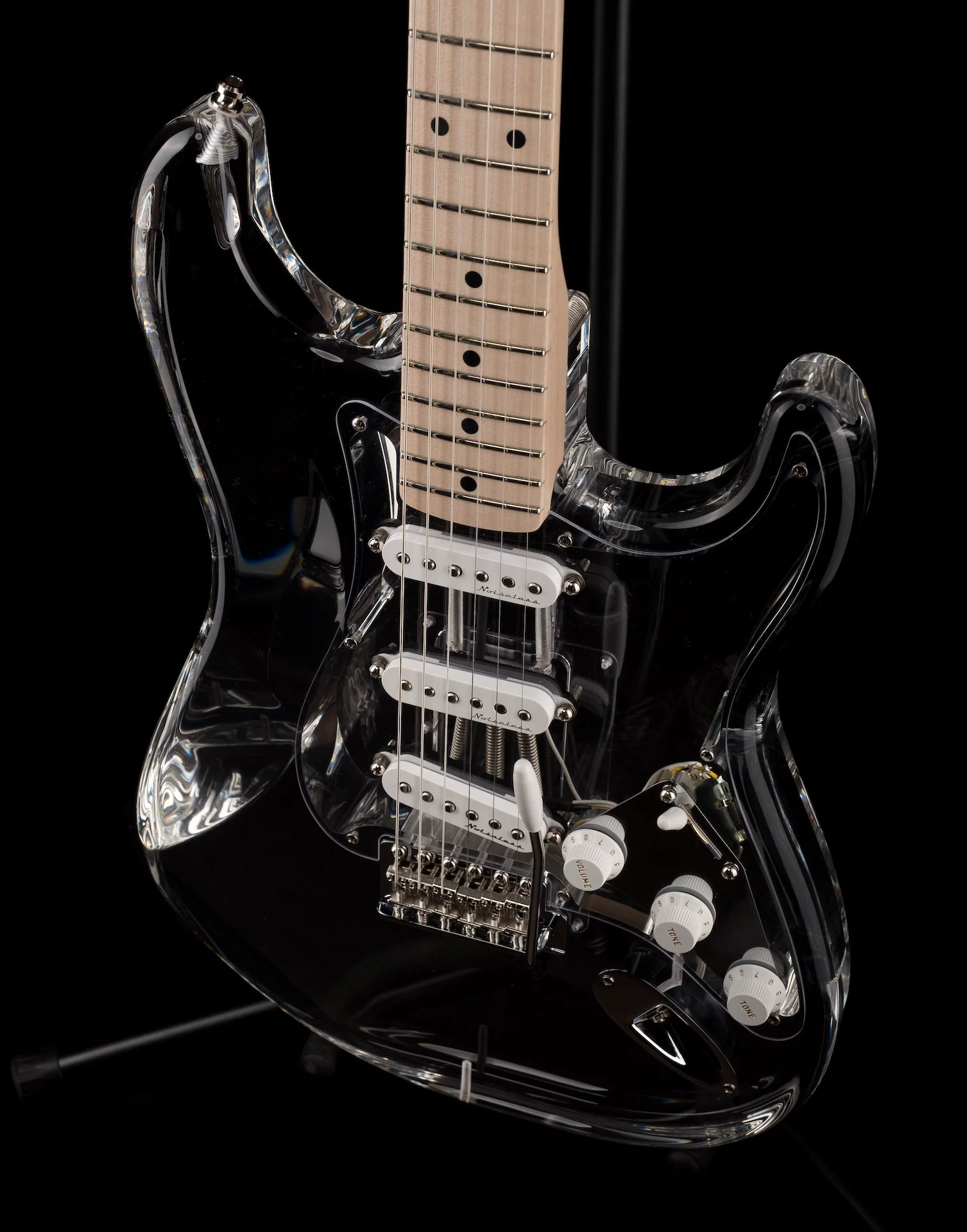 Fender Custom Shop Masterbuilt Scott Buehl Acrylic Stratocaster Clear - Image 4