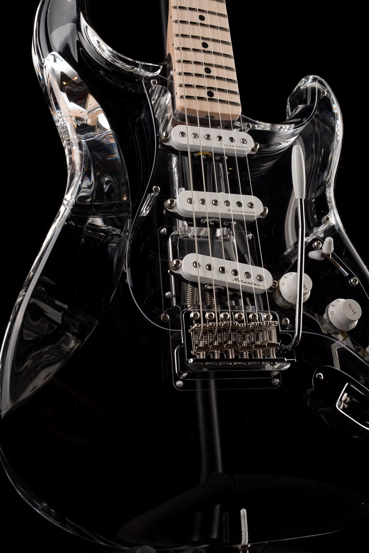 Fender Custom Shop Masterbuilt Scott Buehl Acrylic Stratocaster Clear - Image 9