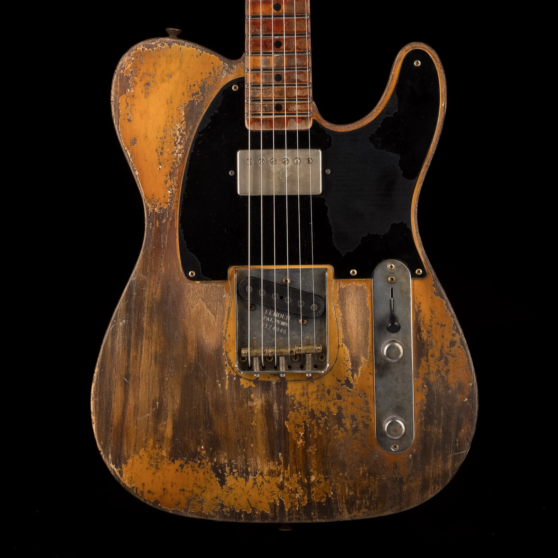 Fender Custom Shop Masterbuilt Vincent Van Trigt 1952 Telecaster HS Extreme Heavy Relic Nocaster Blonde With Case