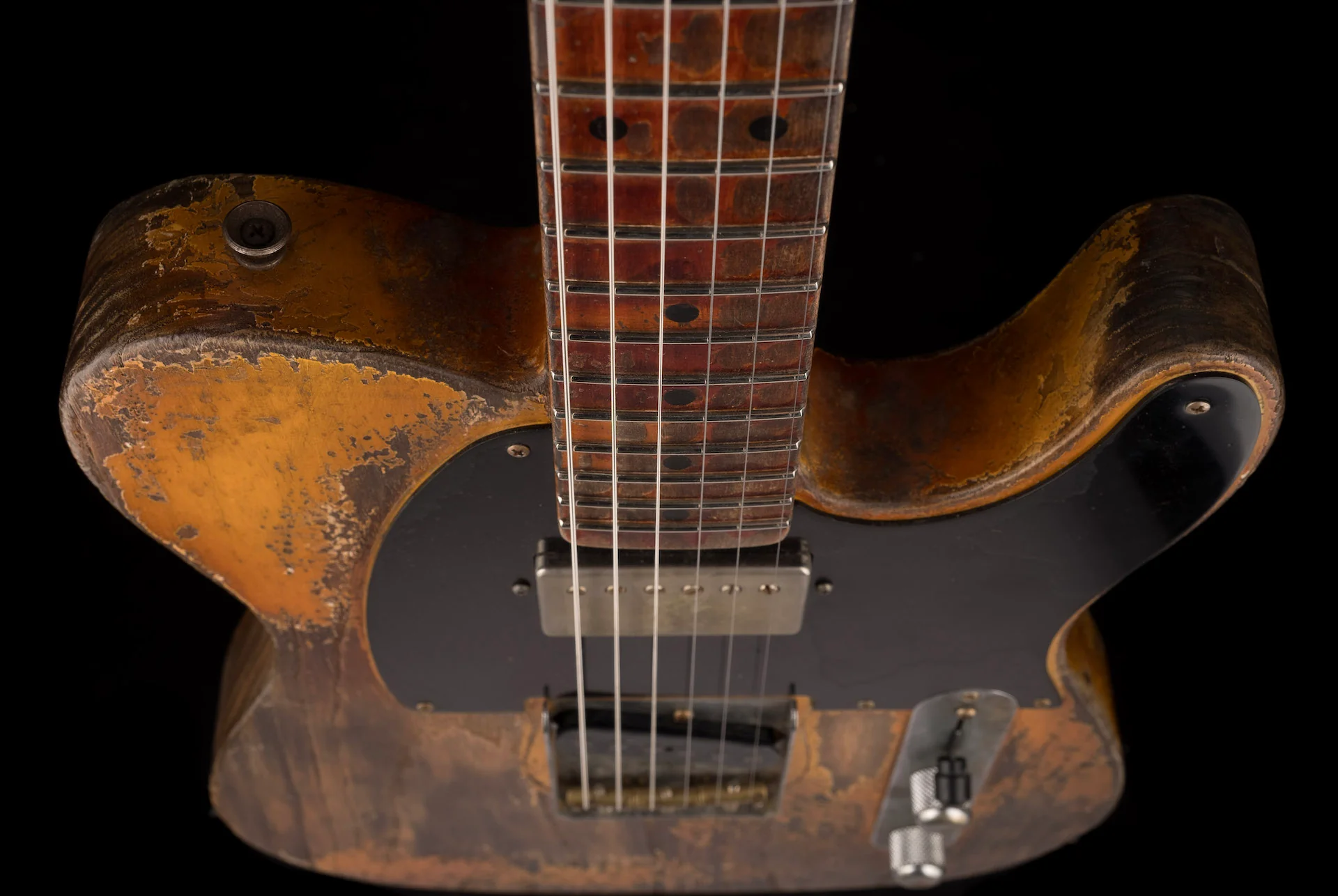 Fender Custom Shop Masterbuilt Vincent Van Trigt 1952 Telecaster HS Extreme Heavy Relic Nocaster Blonde With Case - Image 10