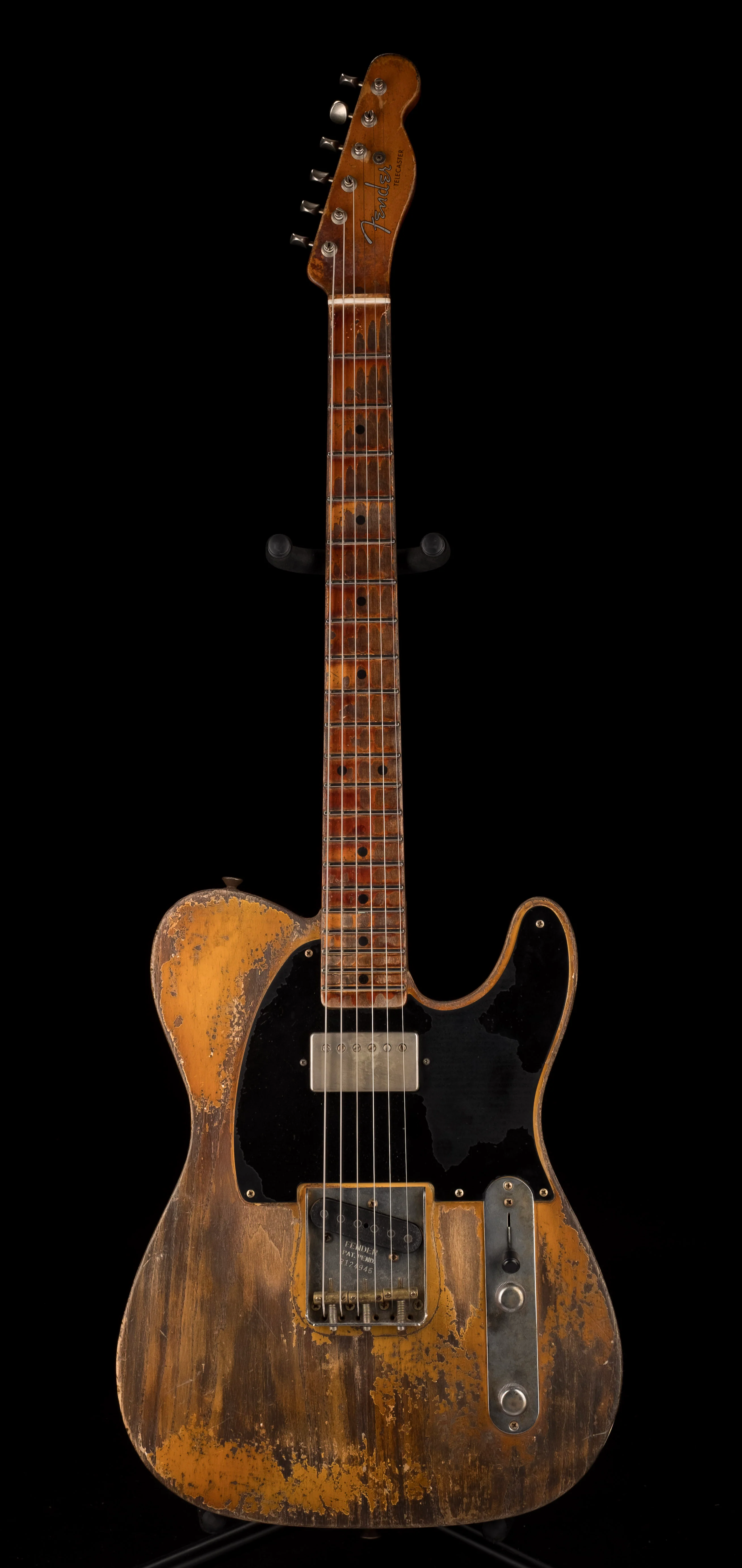 Fender Custom Shop Masterbuilt Vincent Van Trigt 1952 Telecaster HS Extreme Heavy Relic Nocaster Blonde With Case - Image 2