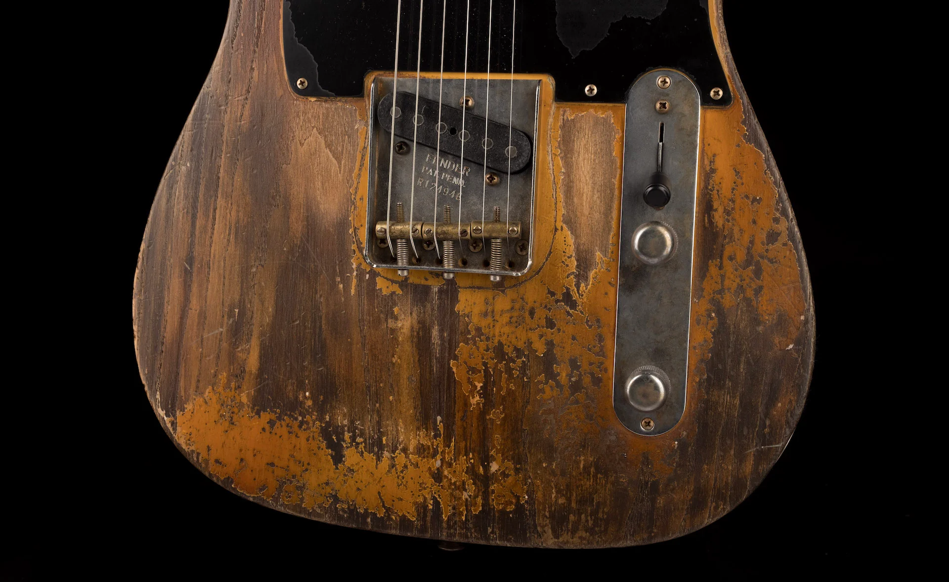 Fender Custom Shop Masterbuilt Vincent Van Trigt 1952 Telecaster HS Extreme Heavy Relic Nocaster Blonde With Case - Image 5