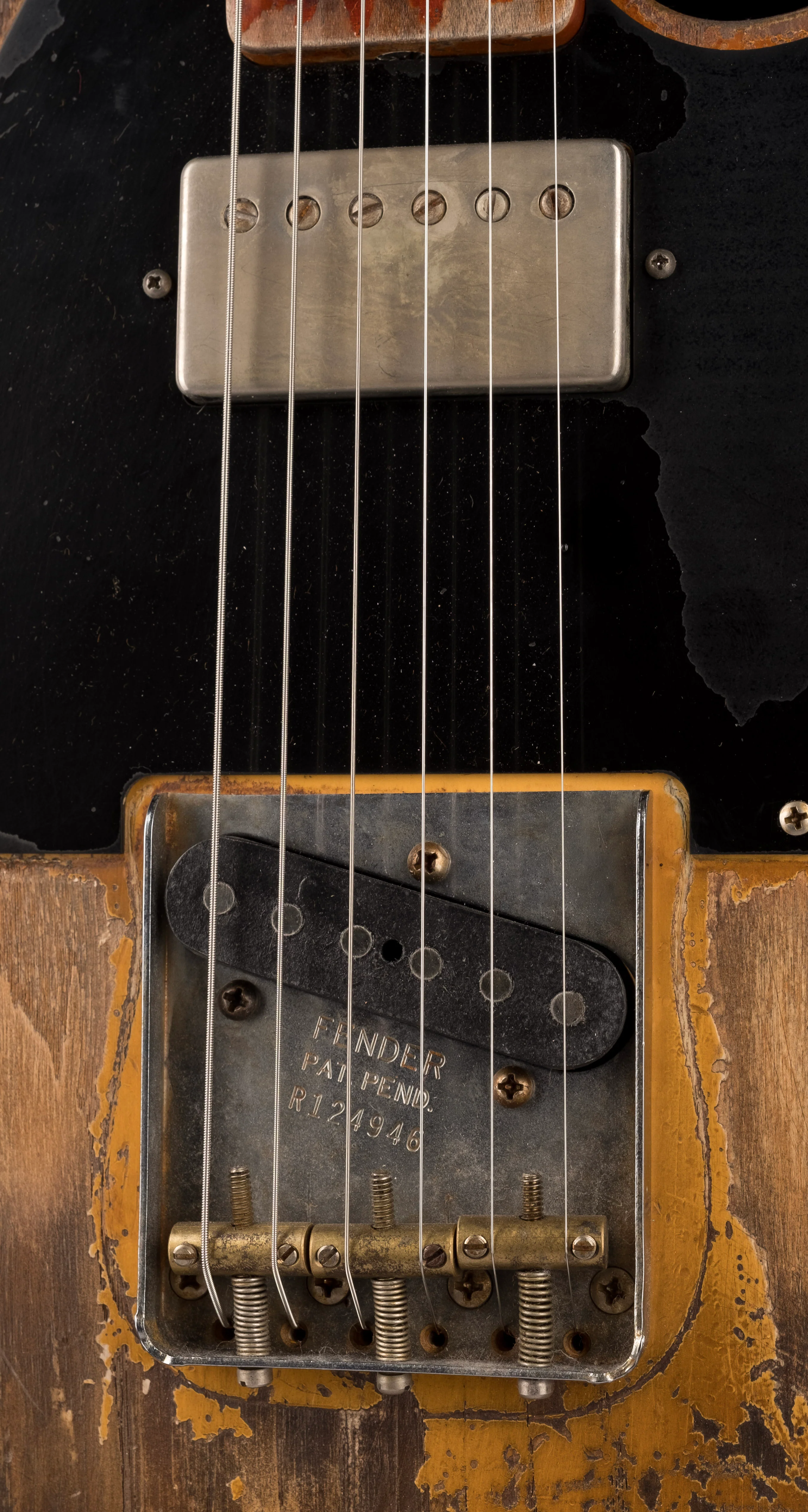 Fender Custom Shop Masterbuilt Vincent Van Trigt 1952 Telecaster HS Extreme Heavy Relic Nocaster Blonde With Case - Image 7