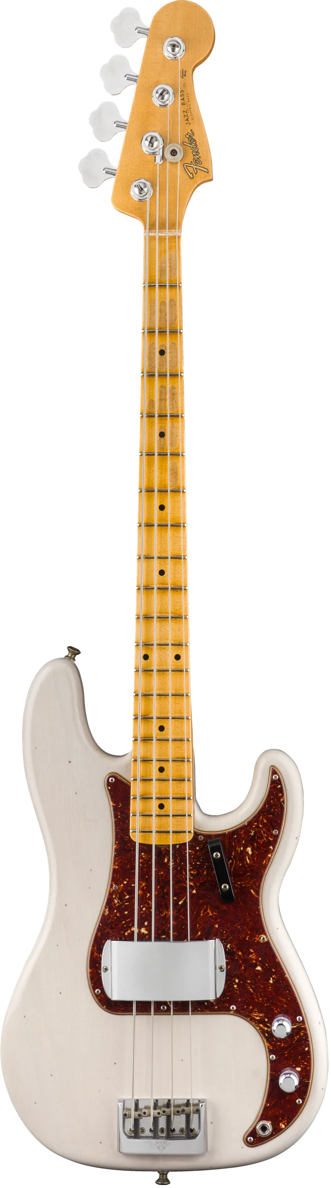 Fender Custom Shop Postmodern Precision Bass Journeyman Relic Aged White Blonde With Case - Image 2