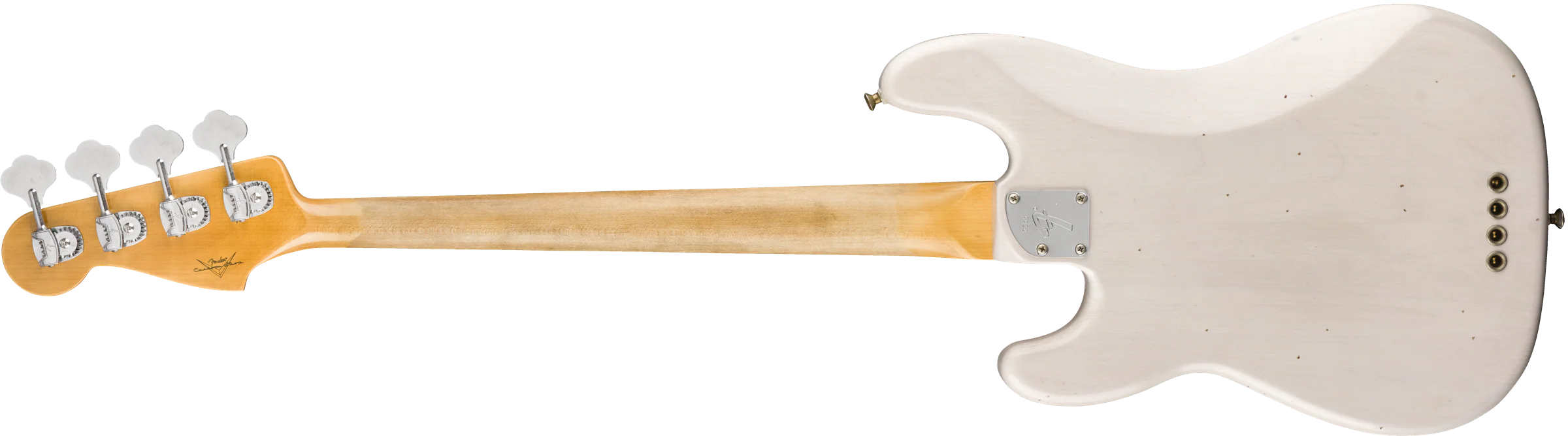 Fender Custom Shop Postmodern Precision Bass Journeyman Relic Aged White Blonde With Case - Image 3