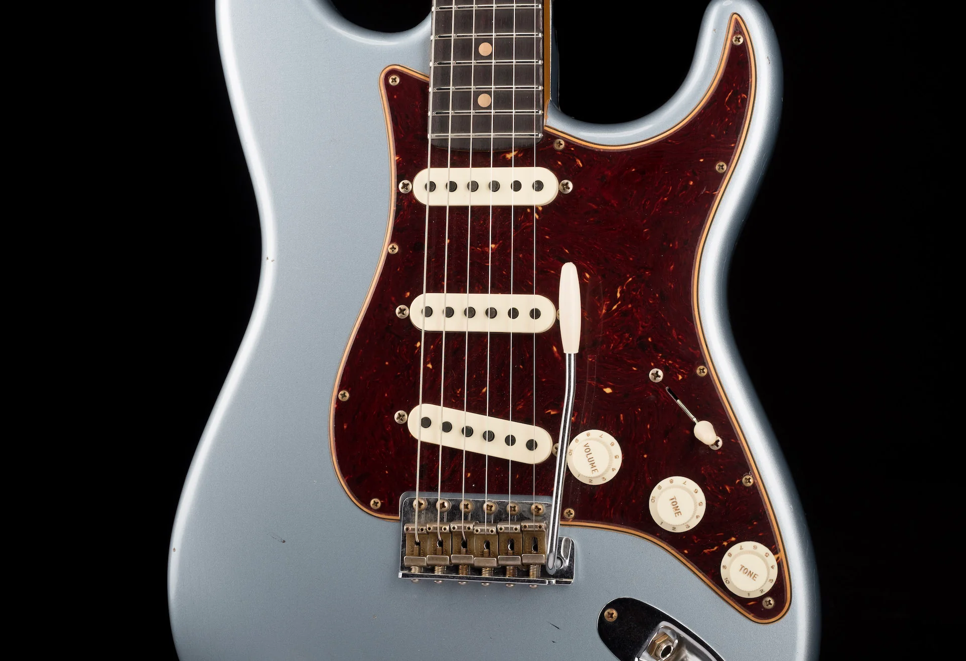 Fender Custom Shop Postmodern Stratocaster Journeyman Relic Faded Aged Blue Ice Metallic - Image 6