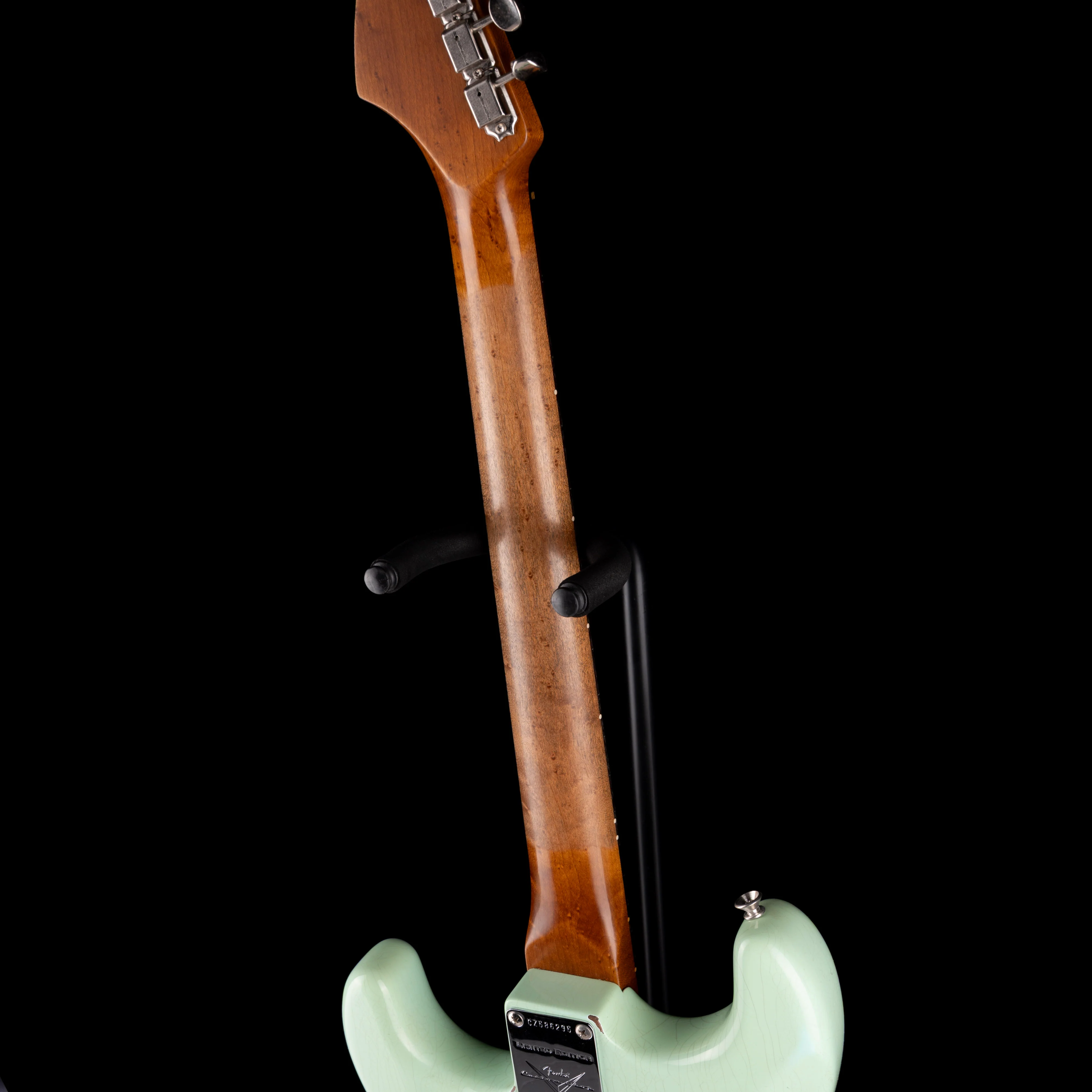 Fender Custom Shop Roasted 1960 Stratocaster Relic Birdseye Maple Aged Surf Green - Image 11