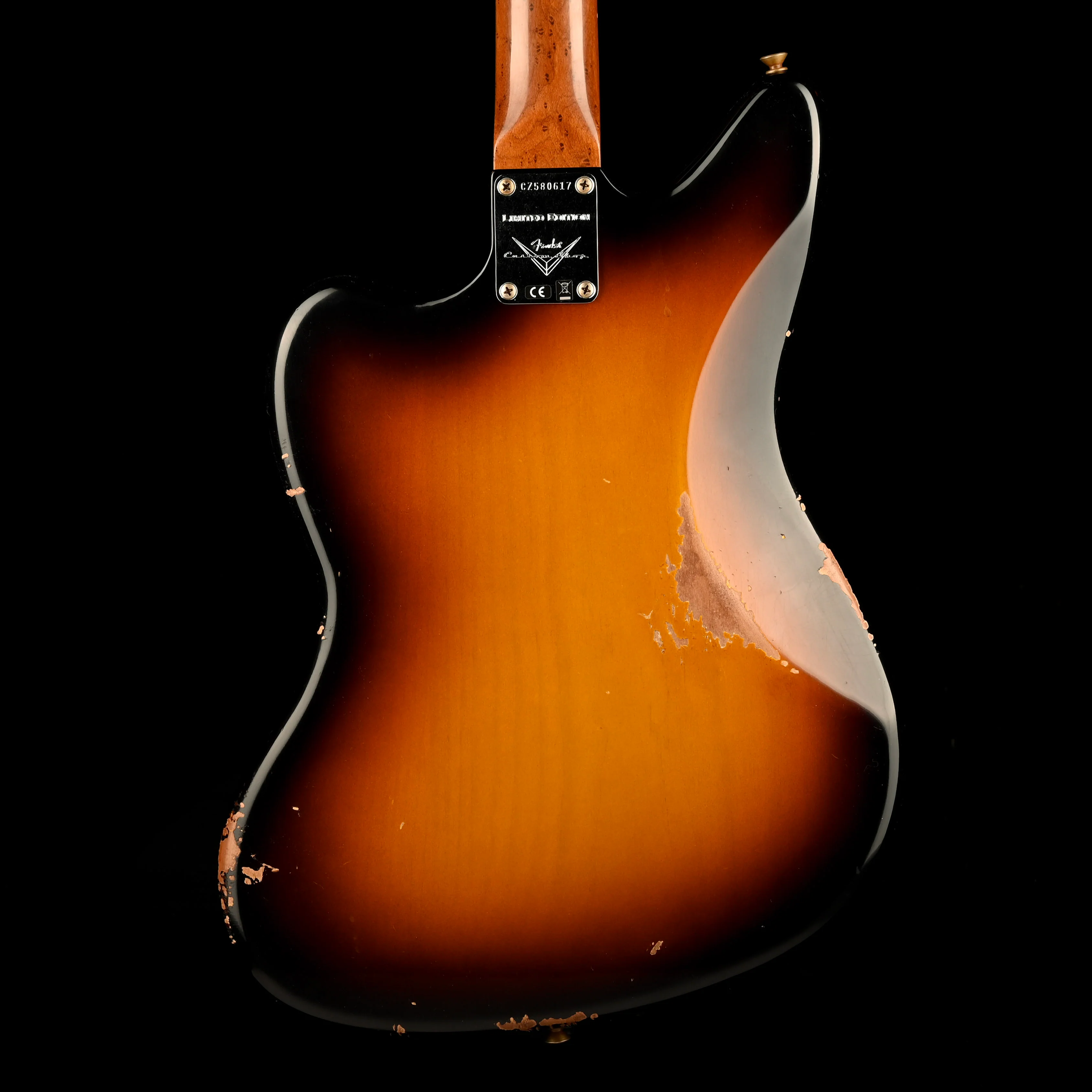 Fender Custom Shop Roasted 1962 Jaguar Journeyman Relic Wide Fade 2-Tone Sunburst With Case - Image 13