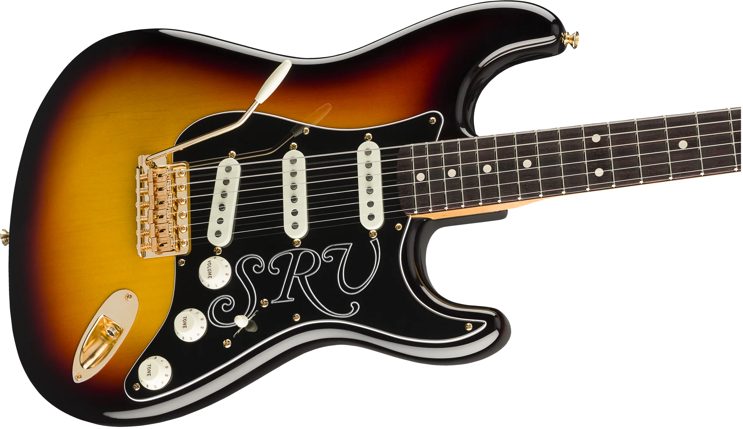 Fender Custom Shop Stevie Ray Vaughan Signature Stratocaster Sunburst Electric Guitar With Case - Image 4