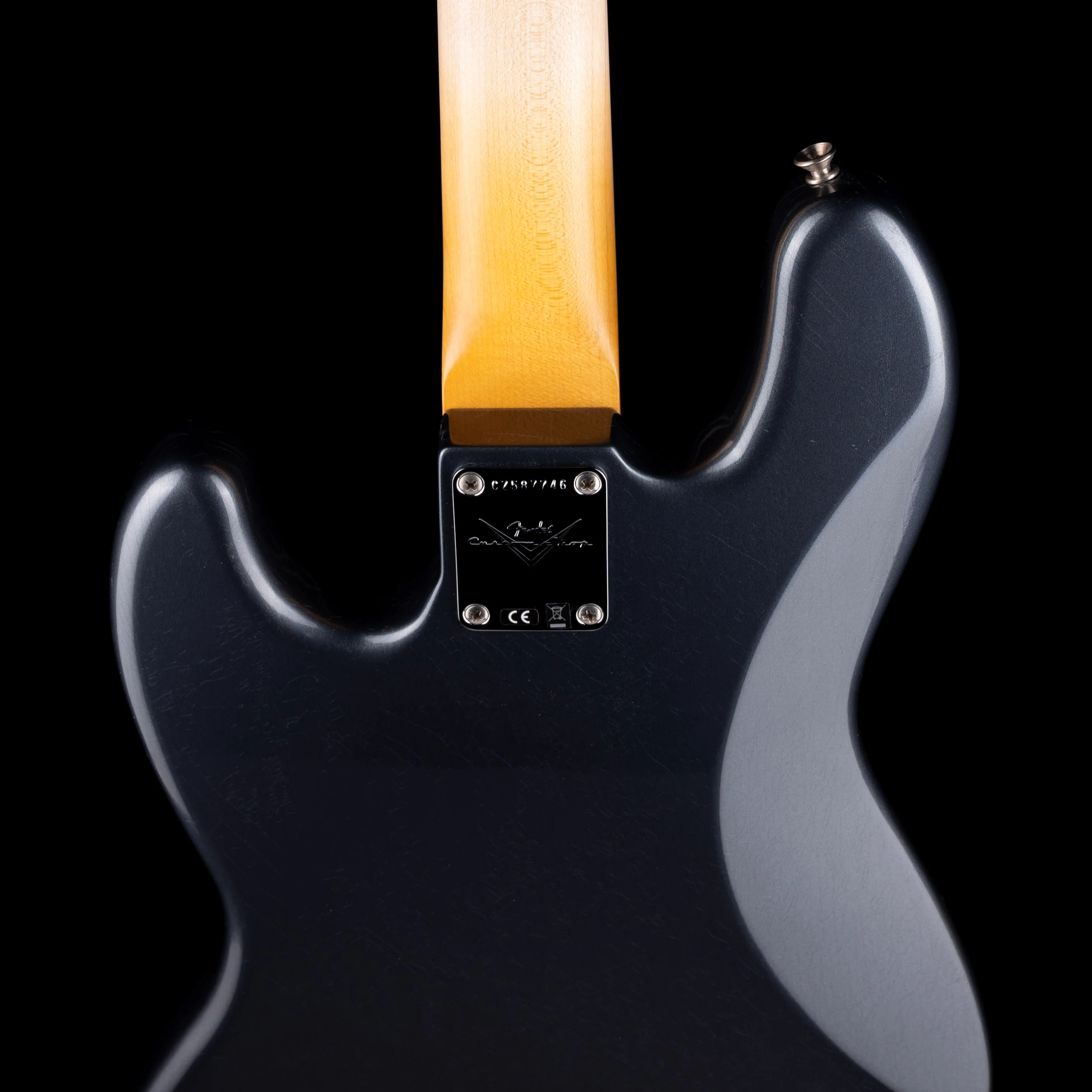 Fender Custom Shop Truetone 1964 Jazz PJ Bass Closet Classic Charcoal Frost Metallic - Image 10