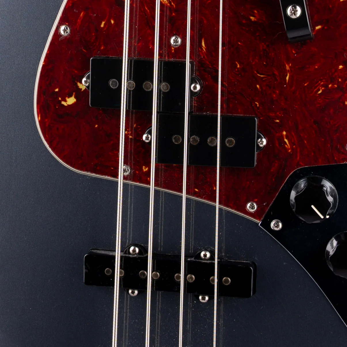 Fender Custom Shop Truetone 1964 Jazz PJ Bass Closet Classic Charcoal Frost Metallic - Image 4