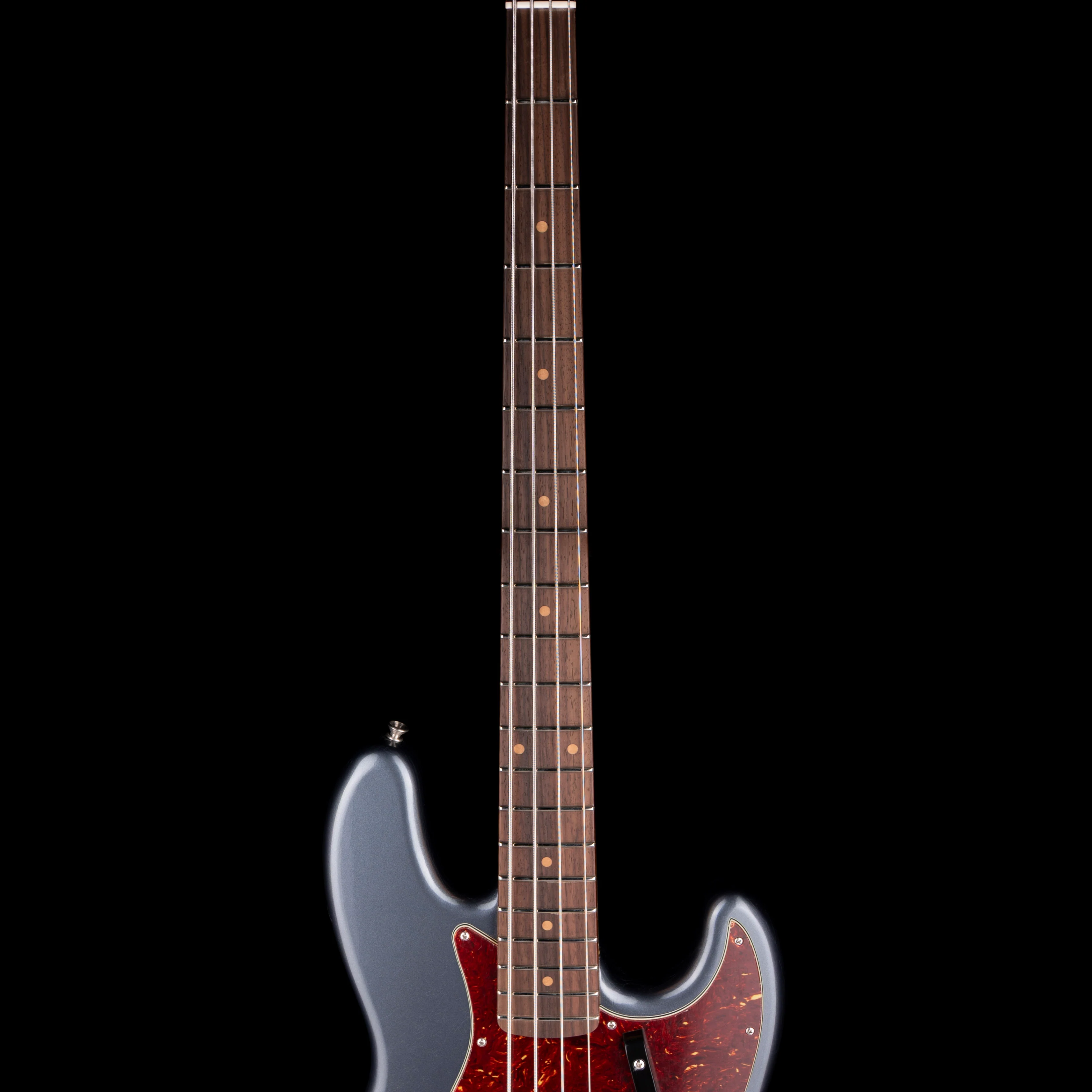 Fender Custom Shop Truetone 1964 Jazz PJ Bass Closet Classic Charcoal Frost Metallic - Image 7
