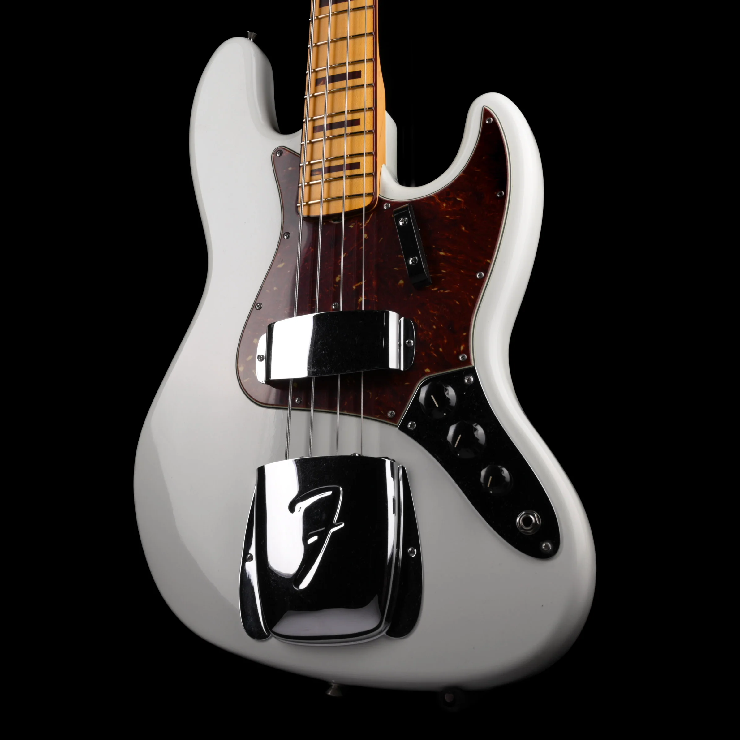 Fender Custom Shop Truetone Tortoise Set 1966 Jazz Bass Closet Classic Olympic White - Image 3