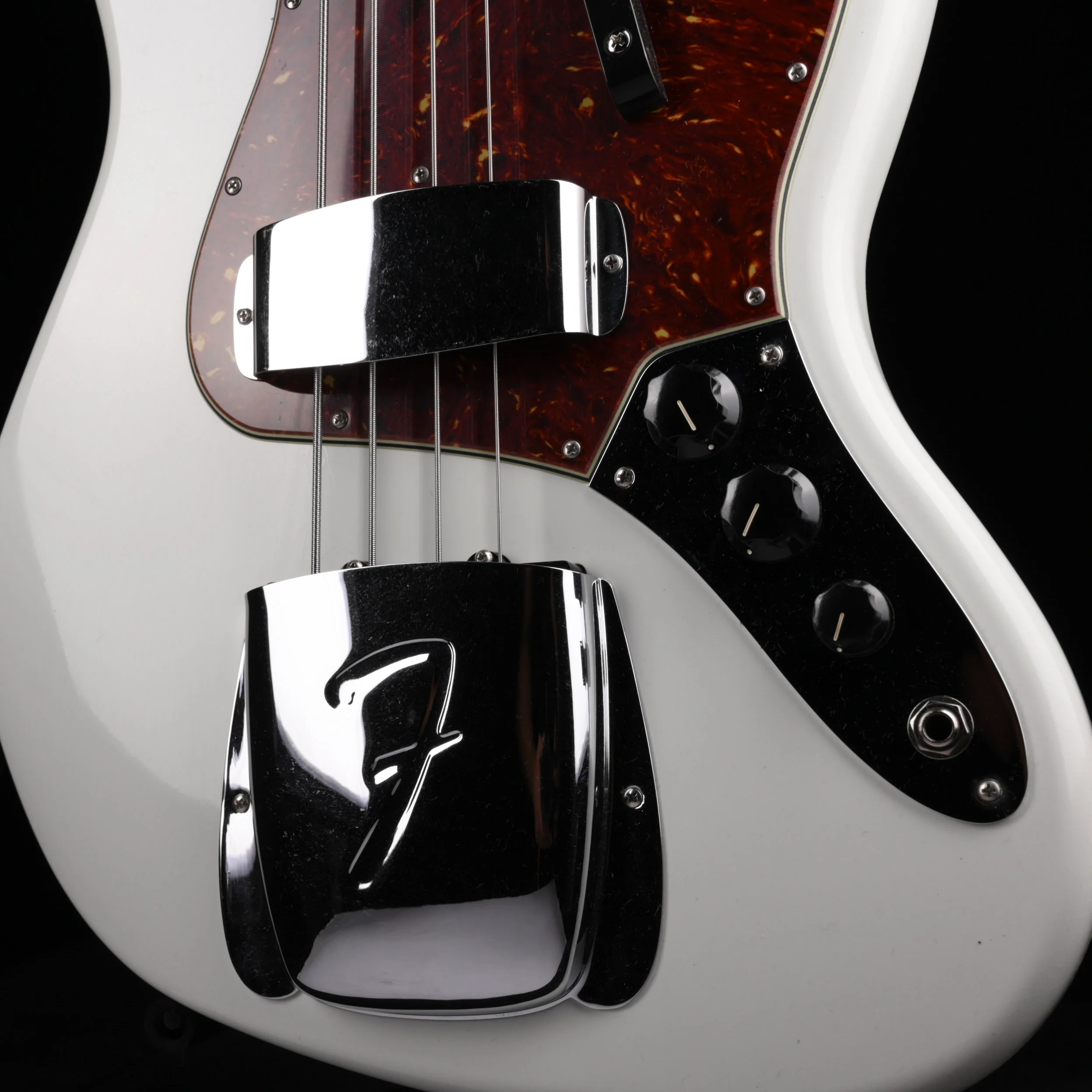 Fender Custom Shop Truetone Tortoise Set 1966 Jazz Bass Closet Classic Olympic White - Image 4