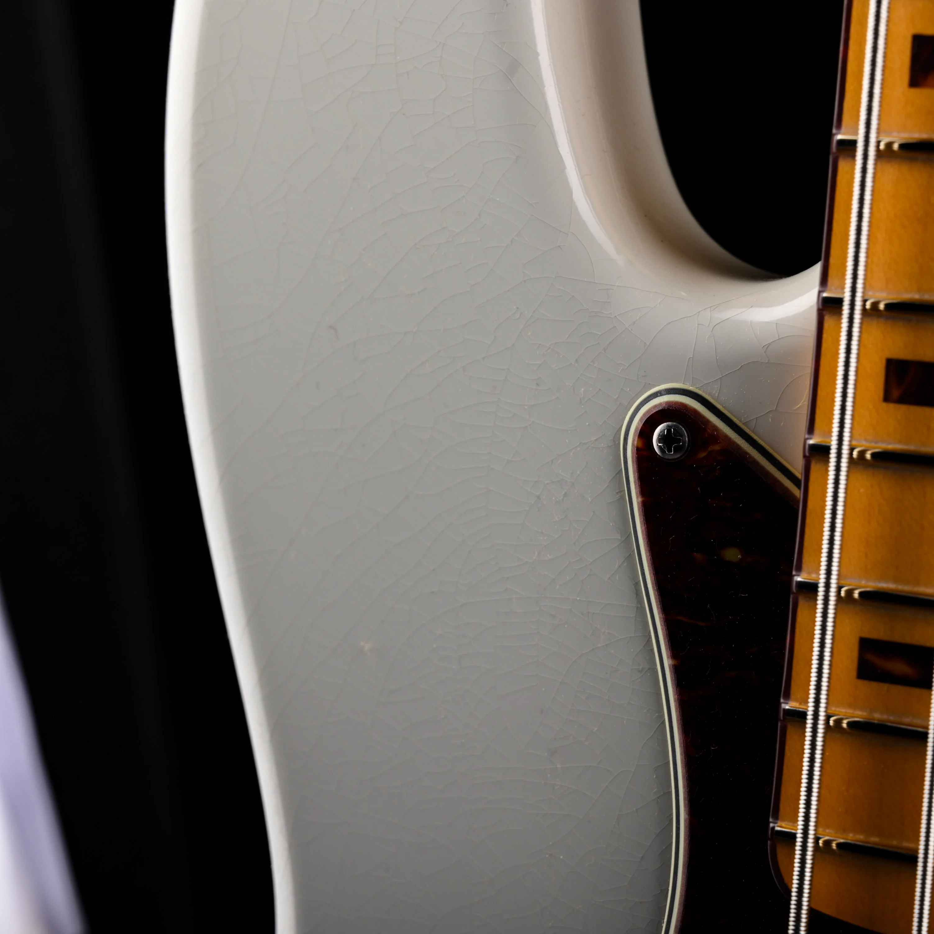 Fender Custom Shop Truetone Tortoise Set 1966 Jazz Bass Closet Classic Olympic White - Image 8