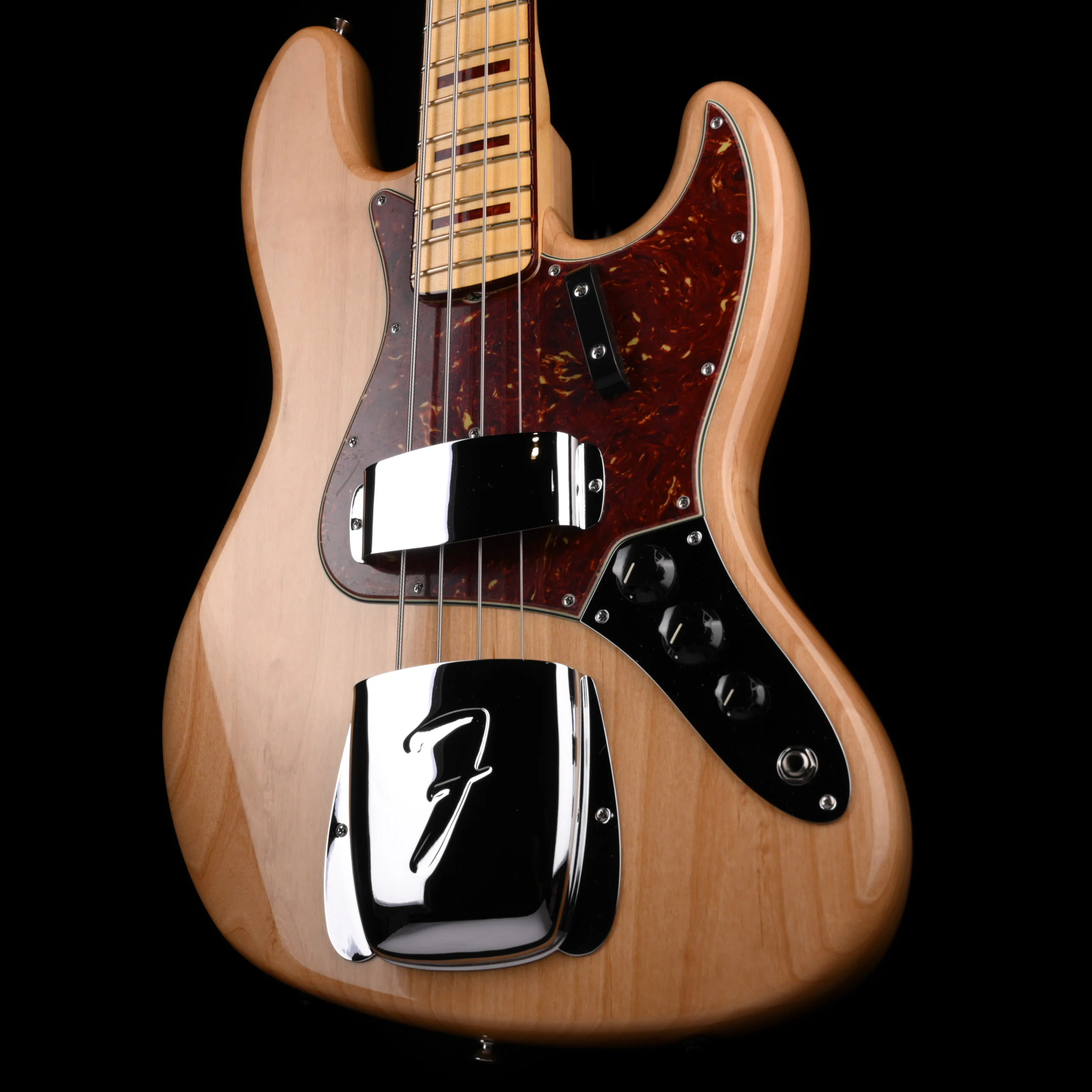 Fender Custom Shop Truetone Tortoise Set 1966 Jazz Bass NOS Natural With Case - Image 4