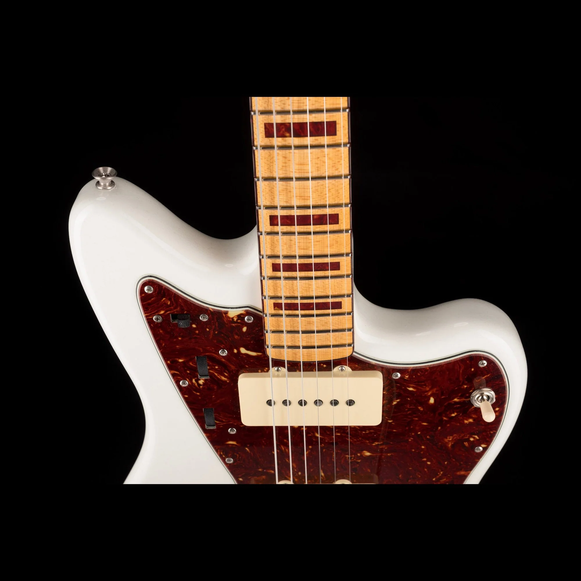 Fender Custom Shop Truetone Tortoise Set 1966 Jazzmaster Closet Classic Olympic White - Image 3
