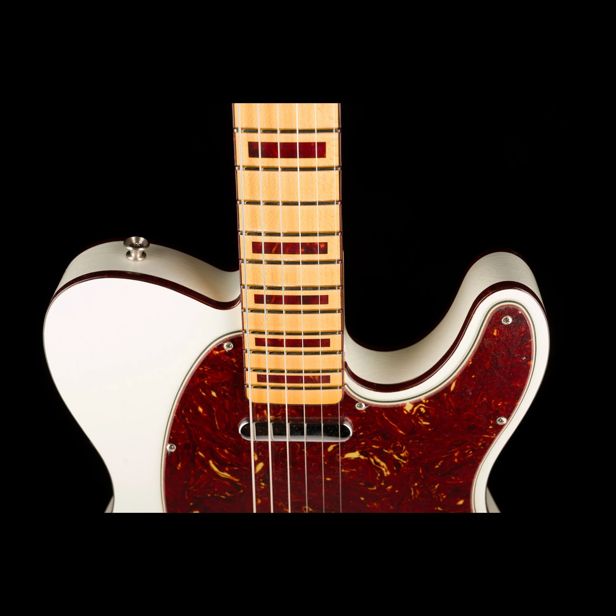 Fender Custom Shop Truetone Tortoise Set 1966 Telecaster Custom Closet Classic Olympic White - Image 3