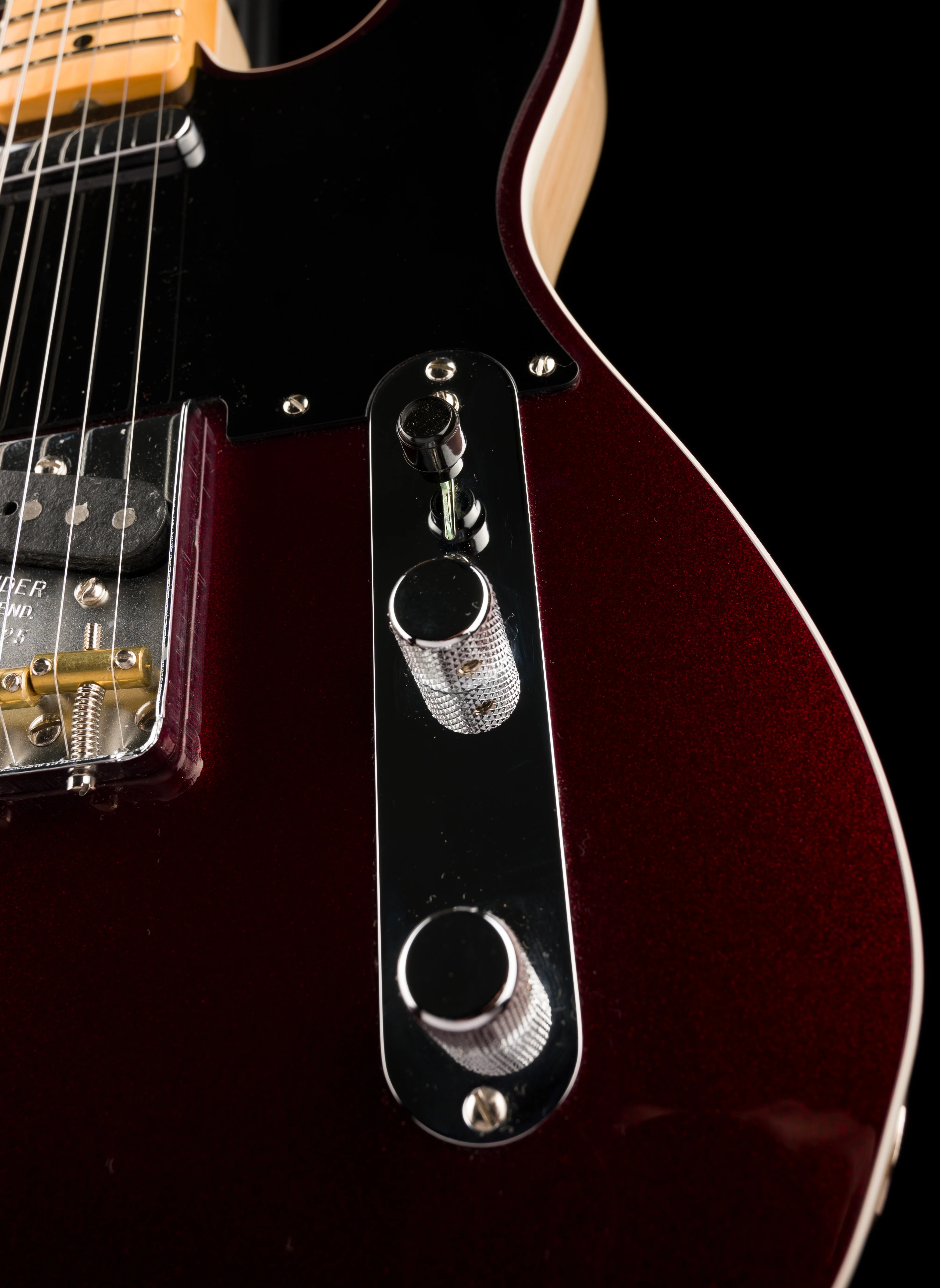 Fender Custom Shop Truetone Two Tone Telecaster NOS Oxblood With Case - Image 8