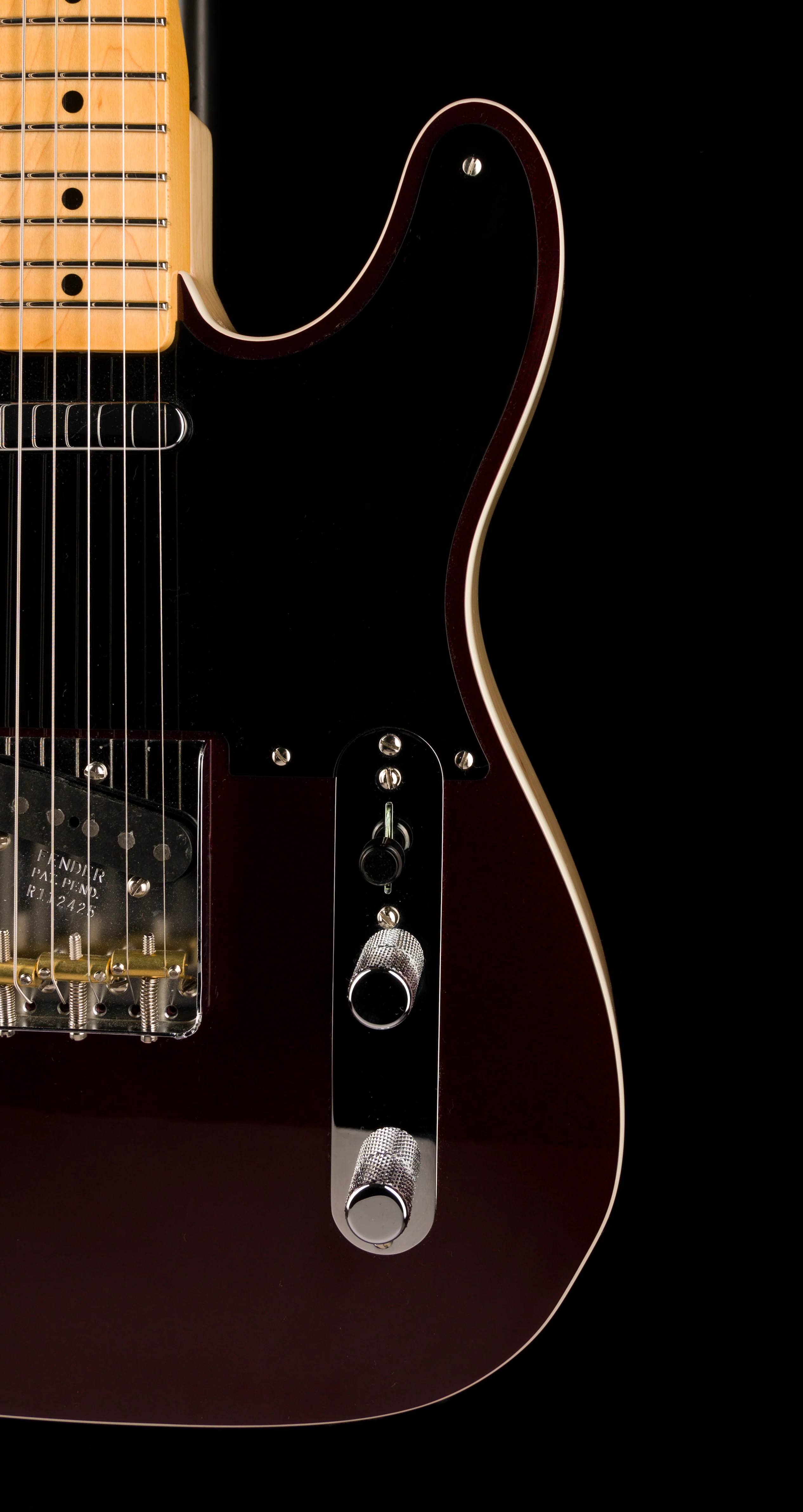 Fender Custom Shop Truetone Two Tone Telecaster NOS Oxblood With Case - Image 9