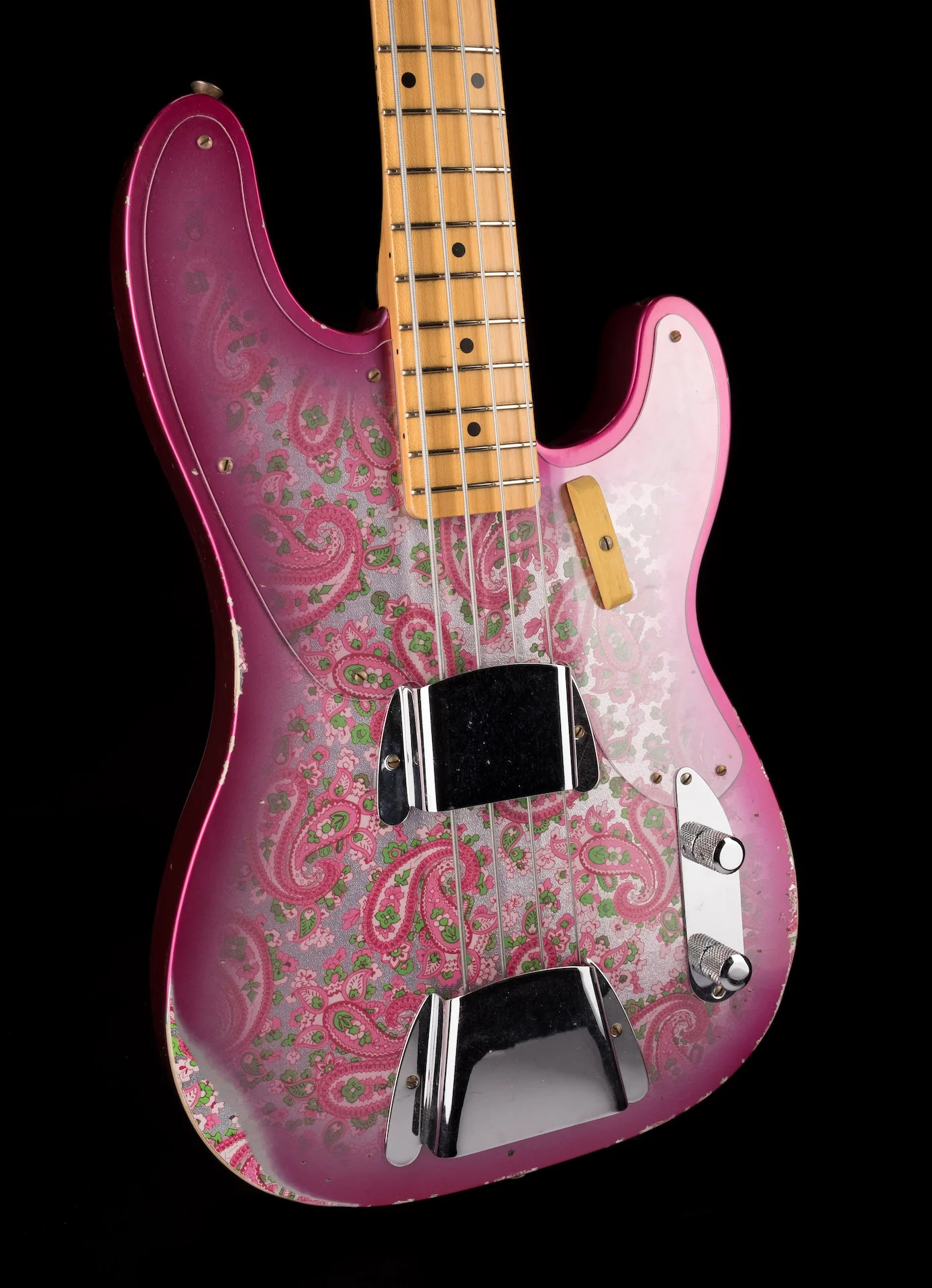 Fender Custom Shop Vintage Custom 1951 Precision Bass Relic Pink Paisley - Image 10