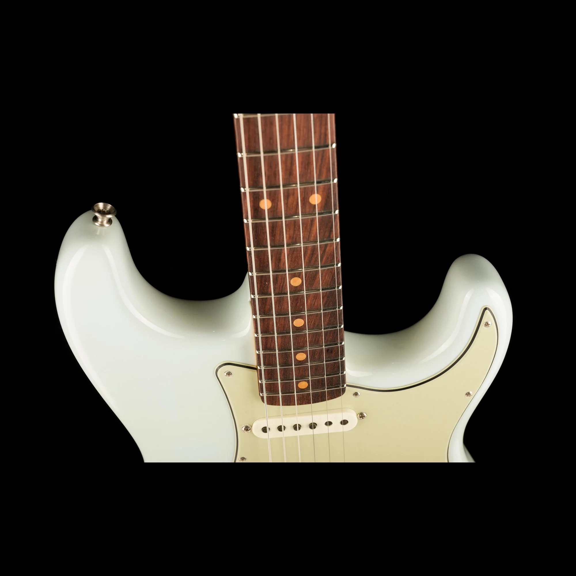 Fender Custom Shop Vintage Custom 1959 Stratocaster Hardtail Time Capsule Faded Aged Sonic Blue - Image 3