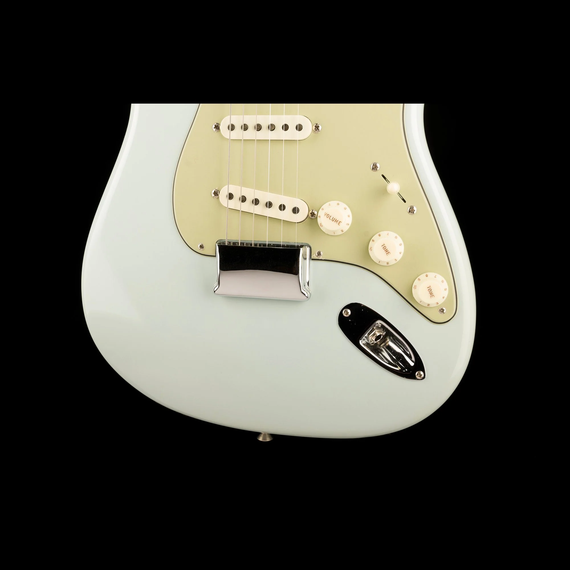 Fender Custom Shop Vintage Custom 1959 Stratocaster Hardtail Time Capsule Faded Aged Sonic Blue - Image 5