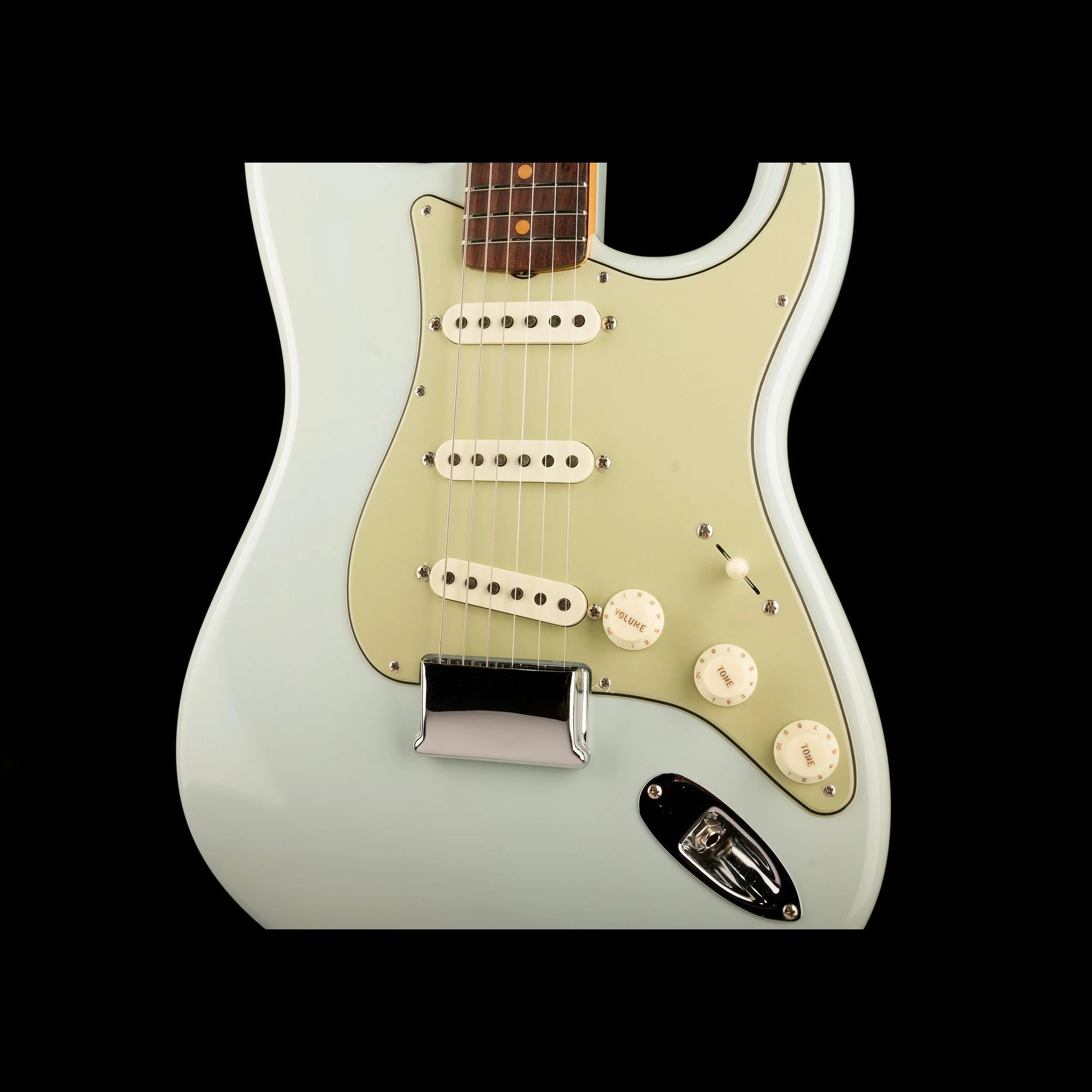 Fender Custom Shop Vintage Custom 1959 Stratocaster Hardtail Time Capsule Faded Aged Sonic Blue - Image 6
